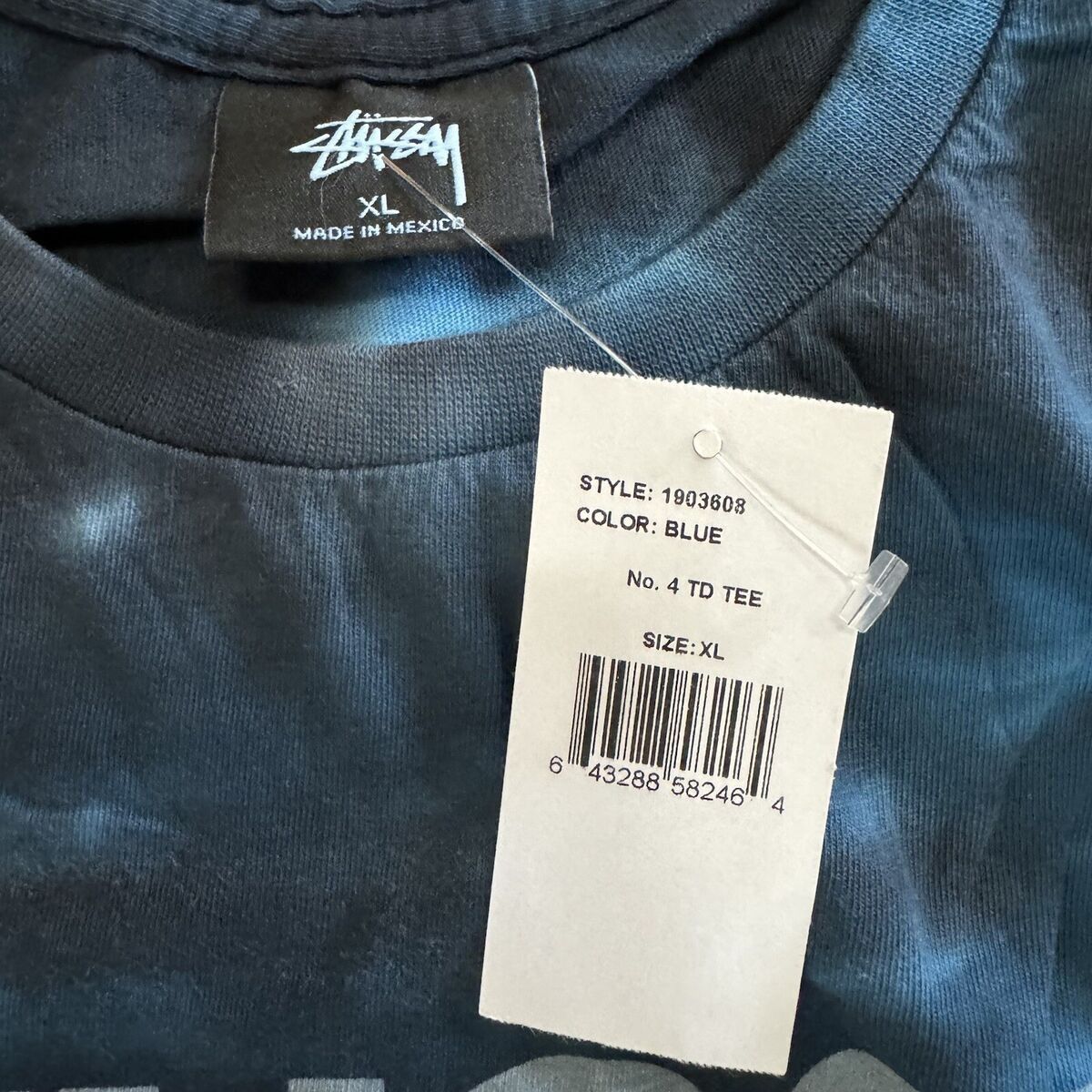 Stussy Vintage Stussy No.4 Tie Dye T-Shirt Size US XL / EU 56 / 4 - 3 Thumbnail