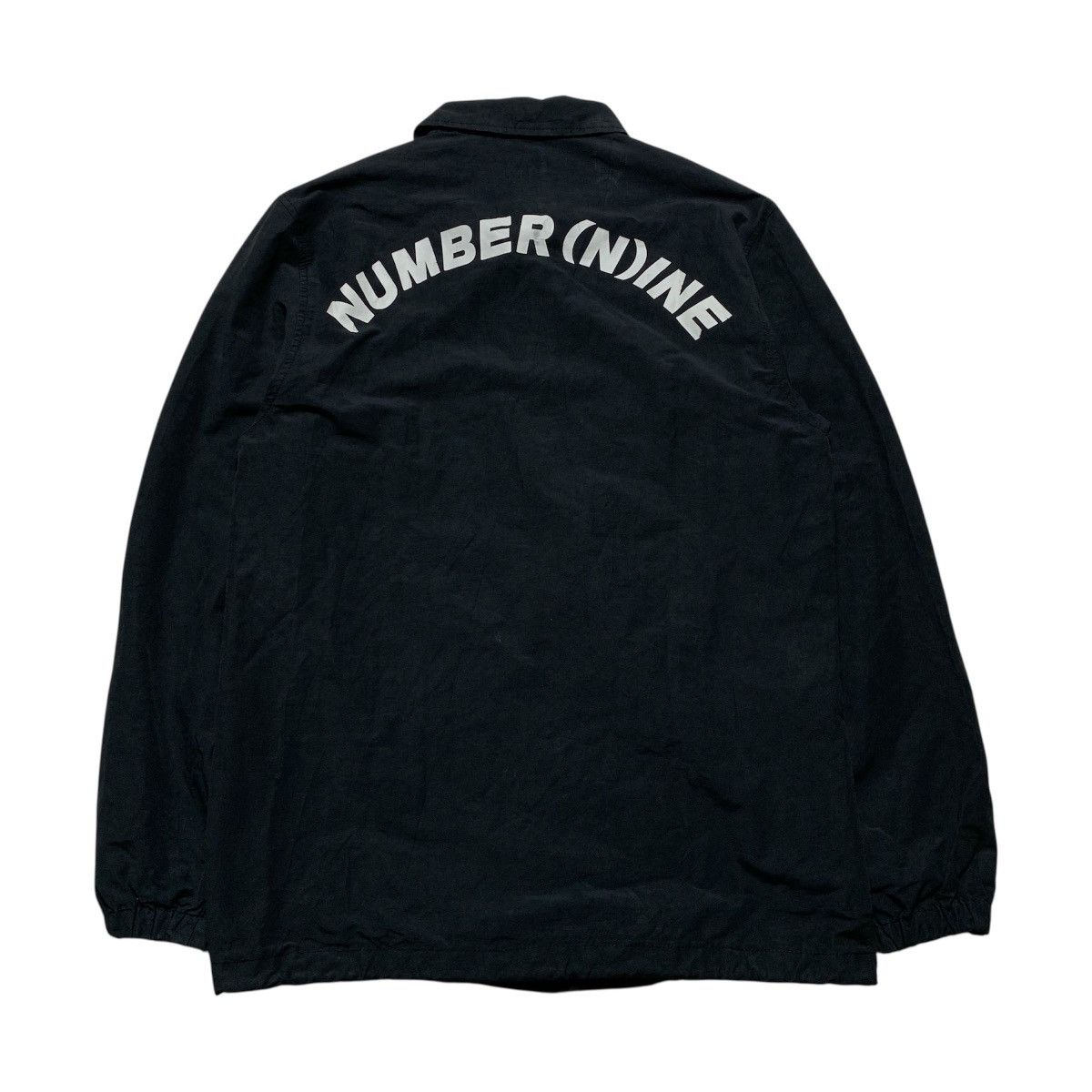 Number (N)ine Number (N)ine Coach Jacket Arc Logo Black Japanese Brand Size US M / EU 48-50 / 2 - 1 Thumbnail