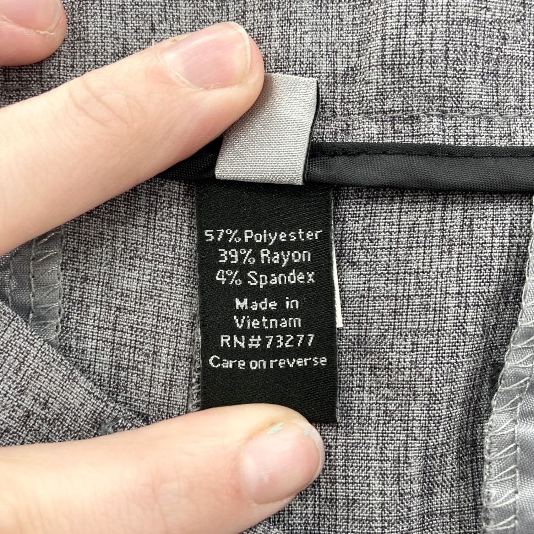 Apt. 9 VINTAGE? No. APT. 9 Pants Womens 10 Gray Trouser Mid Rise Straight Relaxed Shaping Stretch Dress Pants Workwear Size 32" / US 10 / IT 46 - 6 Thumbnail