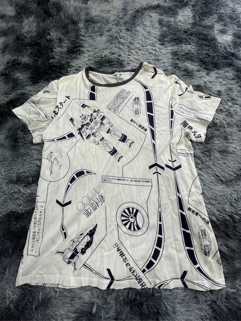 Loewe LOEWE White high cut short sleeves Size S / US 4 / IT 40 - 1 Thumbnail
