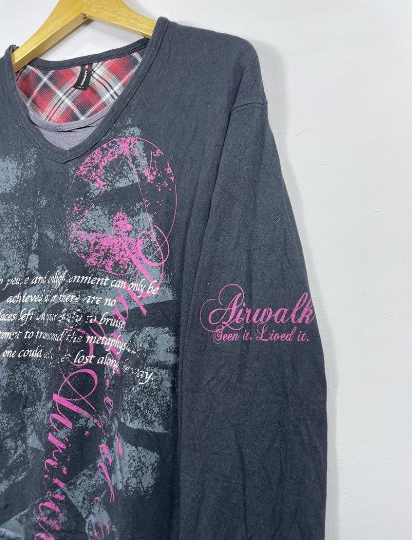 Airwalk Double Layer Airwalk Gothic punk Long sleeve tee ifsix style Size US XL / EU 56 / 4 - 5 Thumbnail