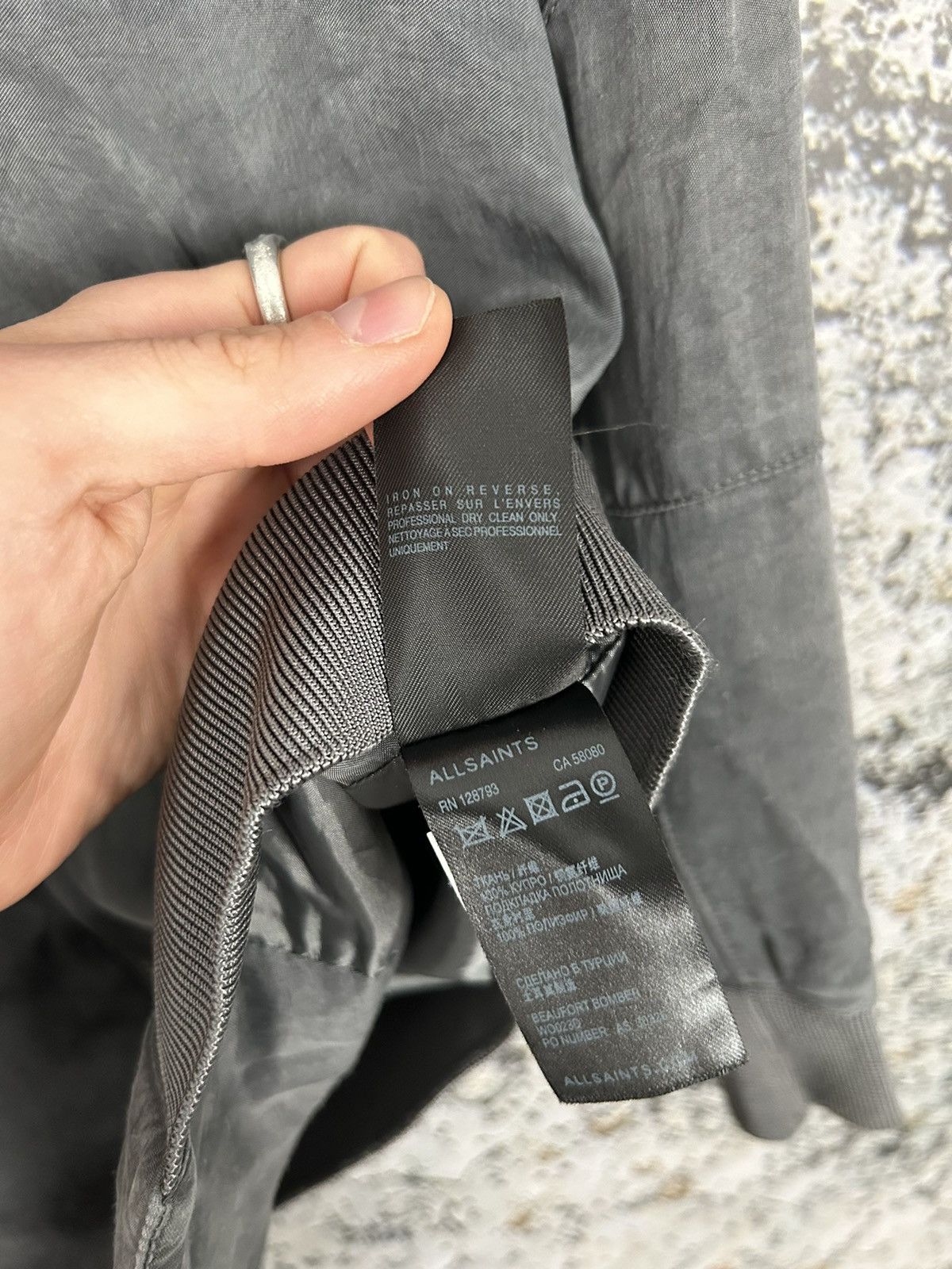 Allsaints Allsaints Satin Bomber Jacket Avant-garde Designer Hype Size US M / EU 48-50 / 2 - 8 Thumbnail