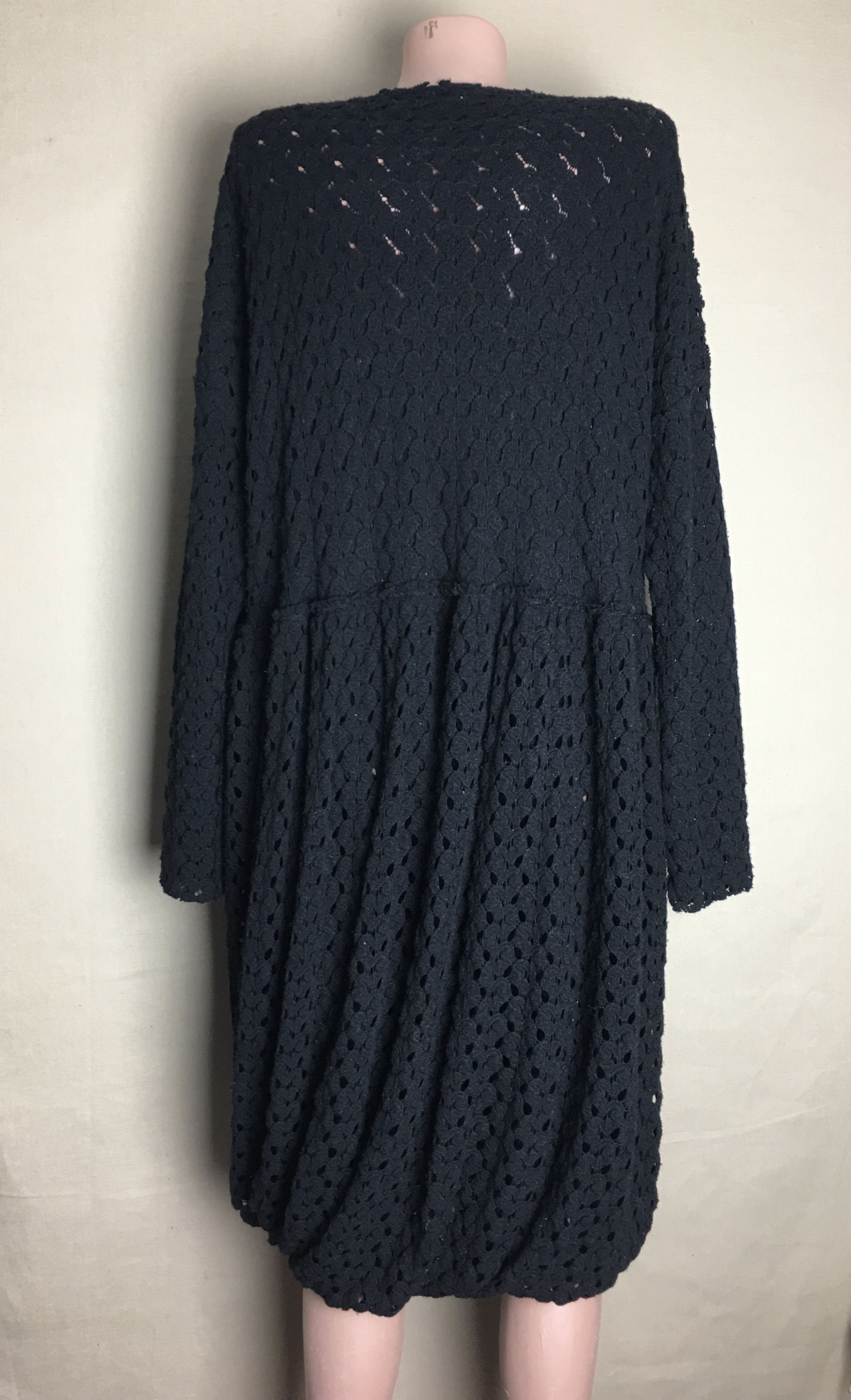 Jil Sander Jil Sander Wool Blend Dress Knit Black Size EU 38 Size M / US 6-8 / IT 42-44 - 6 Thumbnail