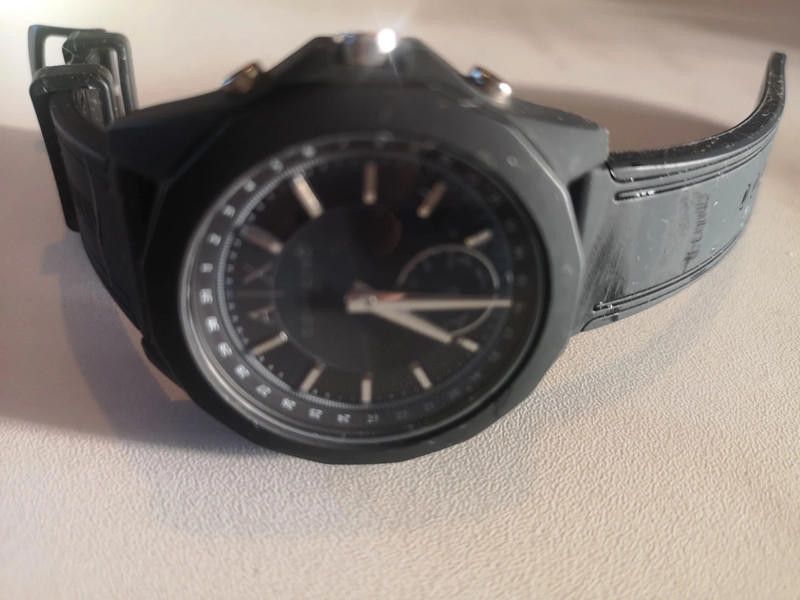 Designer AX smartwatch black rubber strap watch Size ONE SIZE - 1 Thumbnail