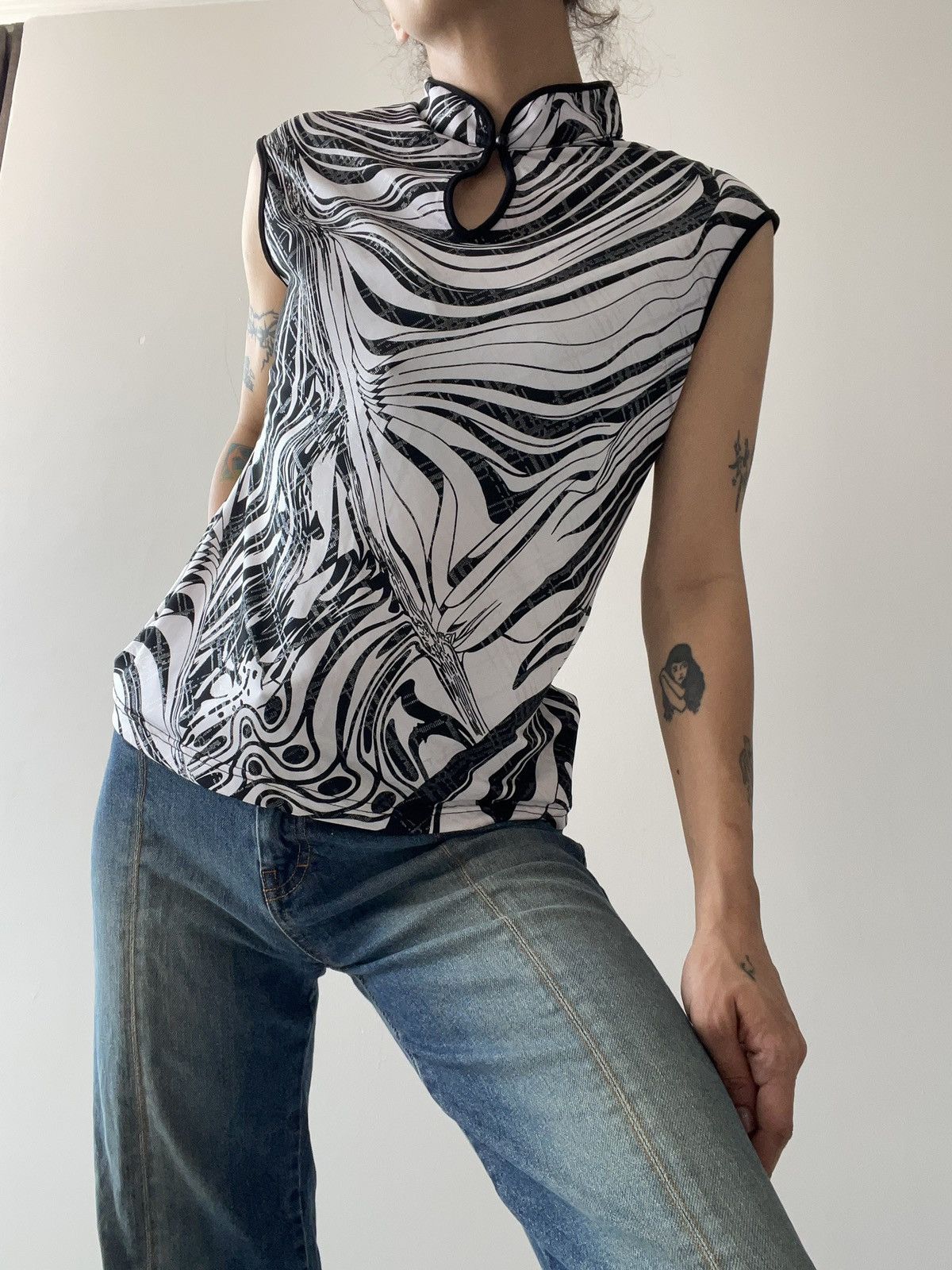 Vintage Y2k top Size M / US 6-8 / IT 42-44 - 3 Thumbnail