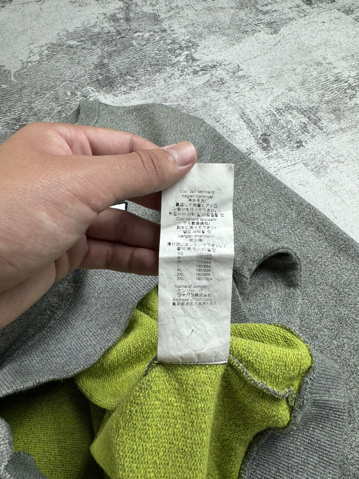 Kenzo Kenzo Paris Grey Melange Knit House Of Reggae Sweatshirt Size US M / EU 48-50 / 2 - 12 Thumbnail