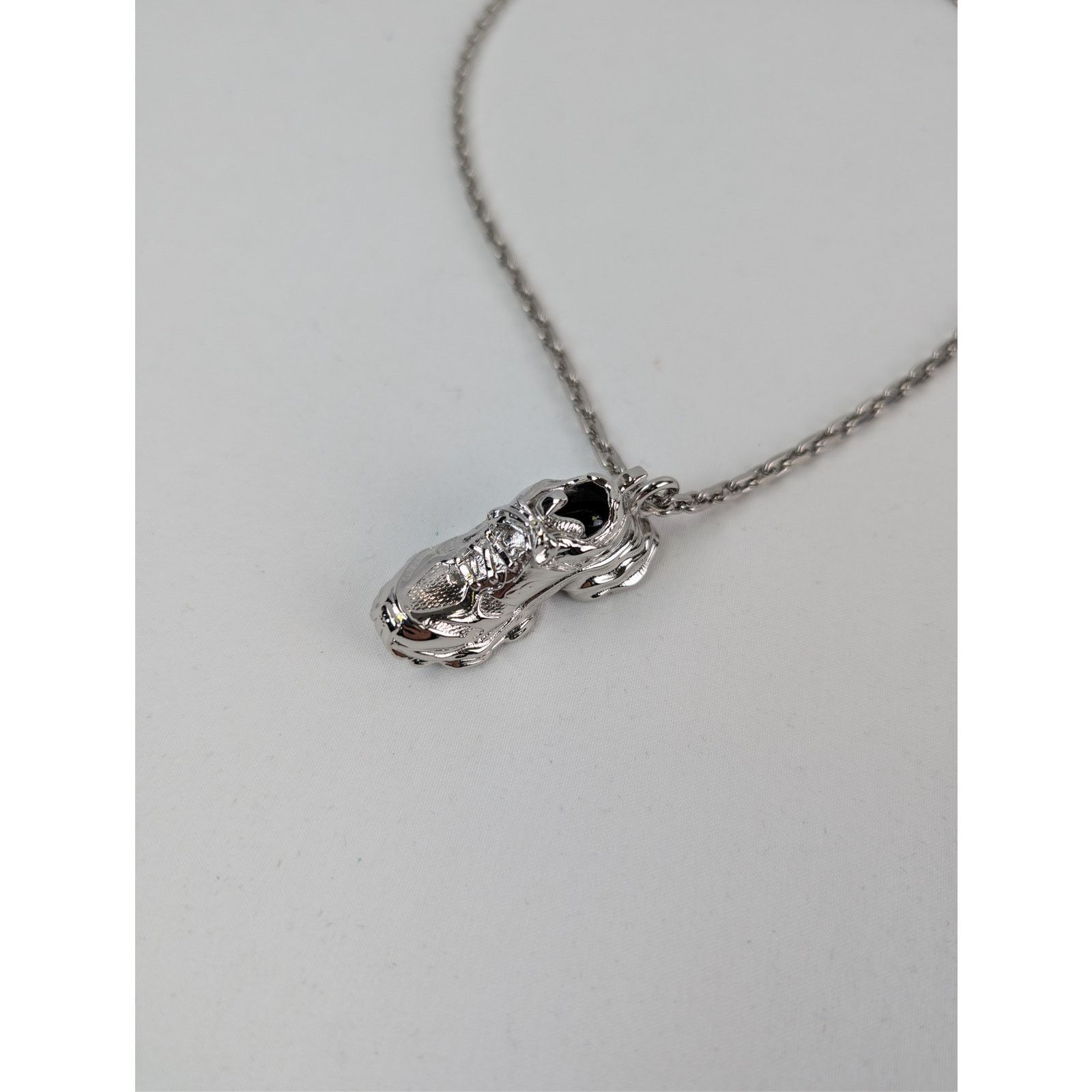Balenciaga o1rshd1 Q:2 / Size: OS / Shoe Keychain in Silver-Tone Brass Size ONE SIZE - 3 Thumbnail