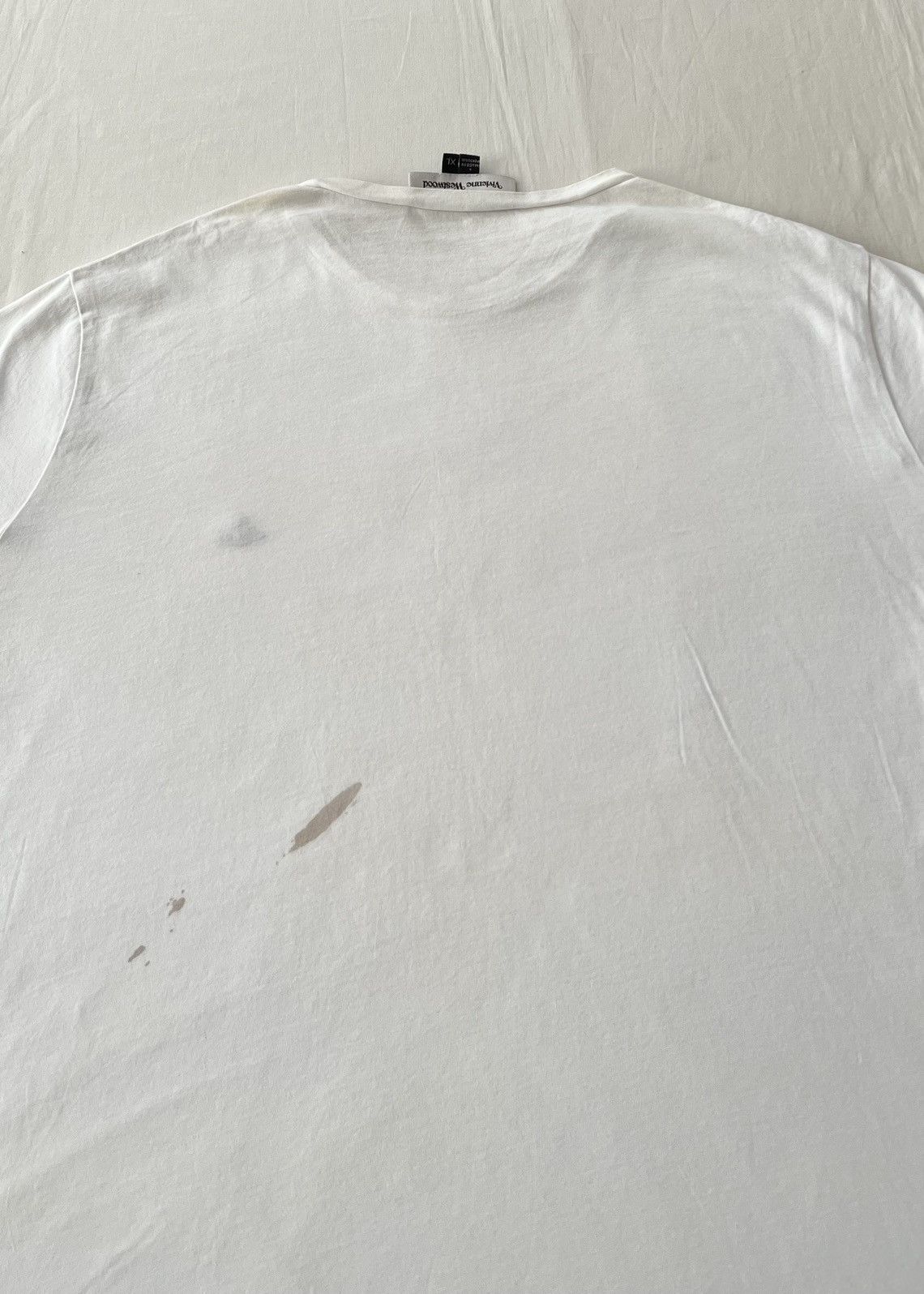 Vivienne Westwood Vivienne Westwood White T-shirt Sz XL Size US XL / EU 56 / 4 - 14 Thumbnail