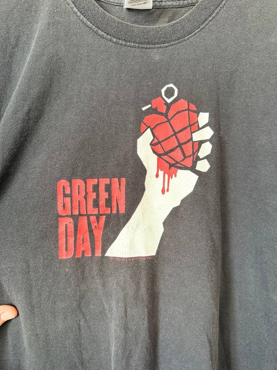 Band Tees Green Day American Idiot 2004 Tour T Shirt Size US L / EU 52-54 / 3 - 2 Thumbnail