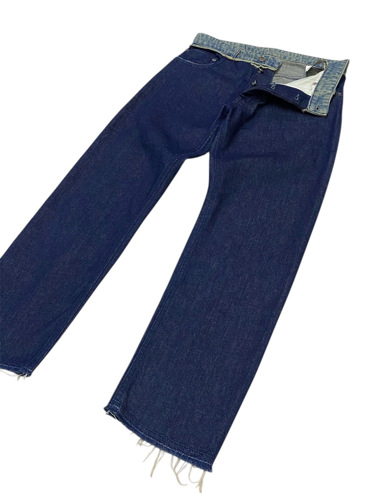 Maison Margiela Maison Martin Marglela Hem faux fur Jeans Pants Size 29" - 22 Thumbnail