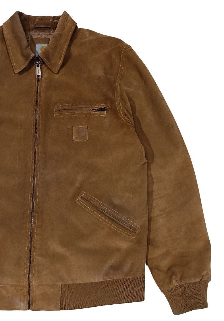 Carhartt Carhartt Suede Detroit Jacket Vintage Size US XL / EU 56 / 4 - 4 Thumbnail