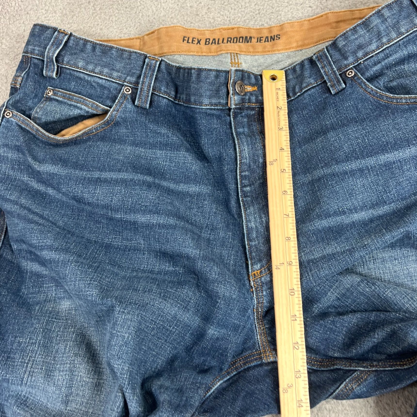 Vintage Vintage Duluth Trading Ballroom Flex Jeans Size 44x32 Men Relaxed Fit Denim Blue Size US 44 / EU 60 - 4 Thumbnail
