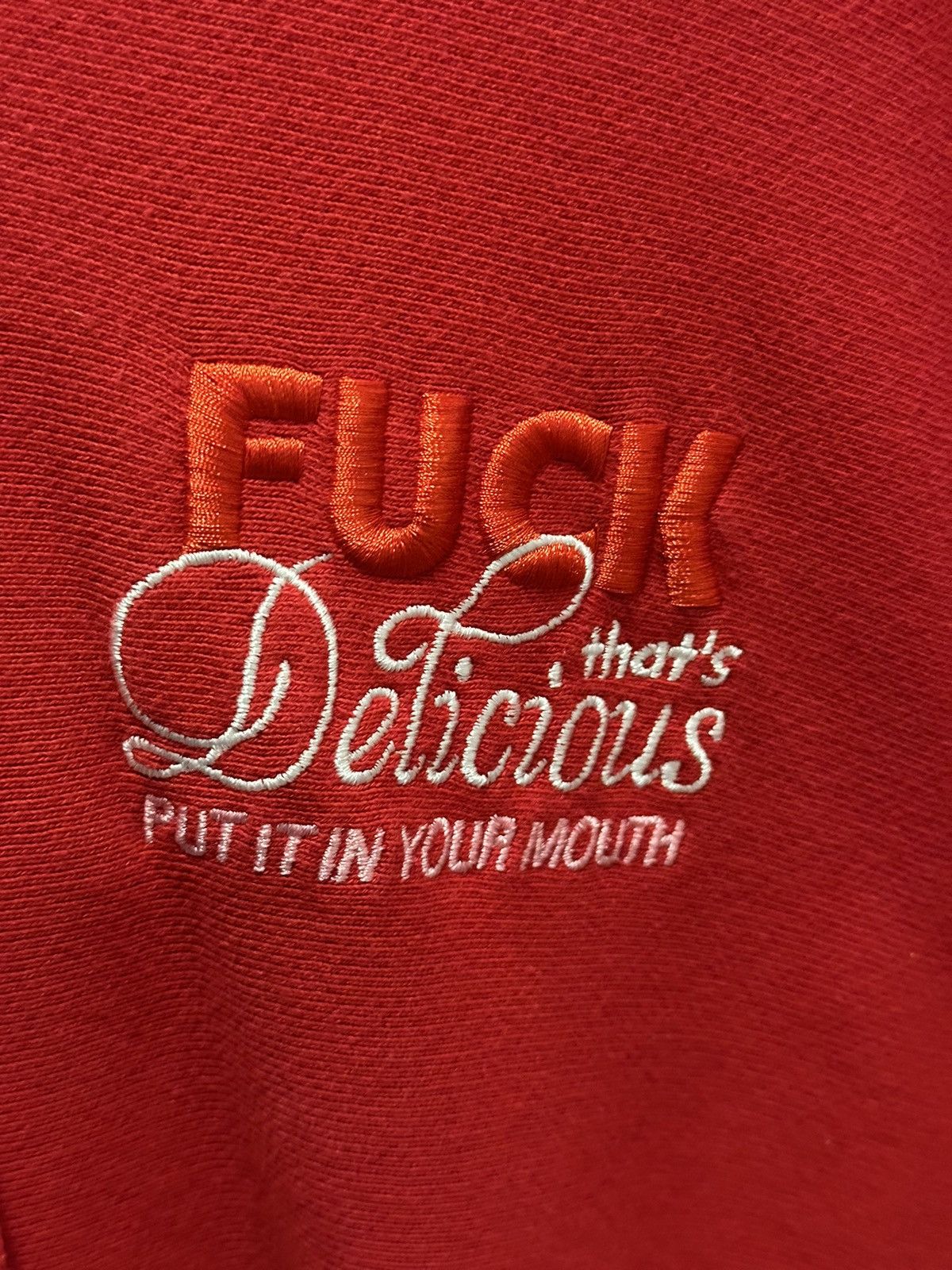 Action Bronson Action Bronson Fuck That’s Delicious Red Hoodie Size US XXL / EU 58 / 5 - 4 Thumbnail