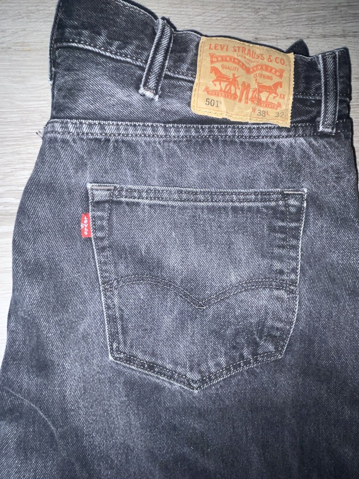 Levi's Vintage 501 Original Levi’s Cutoff Jean Shorts Size US 38 / EU 54 - 5 Thumbnail