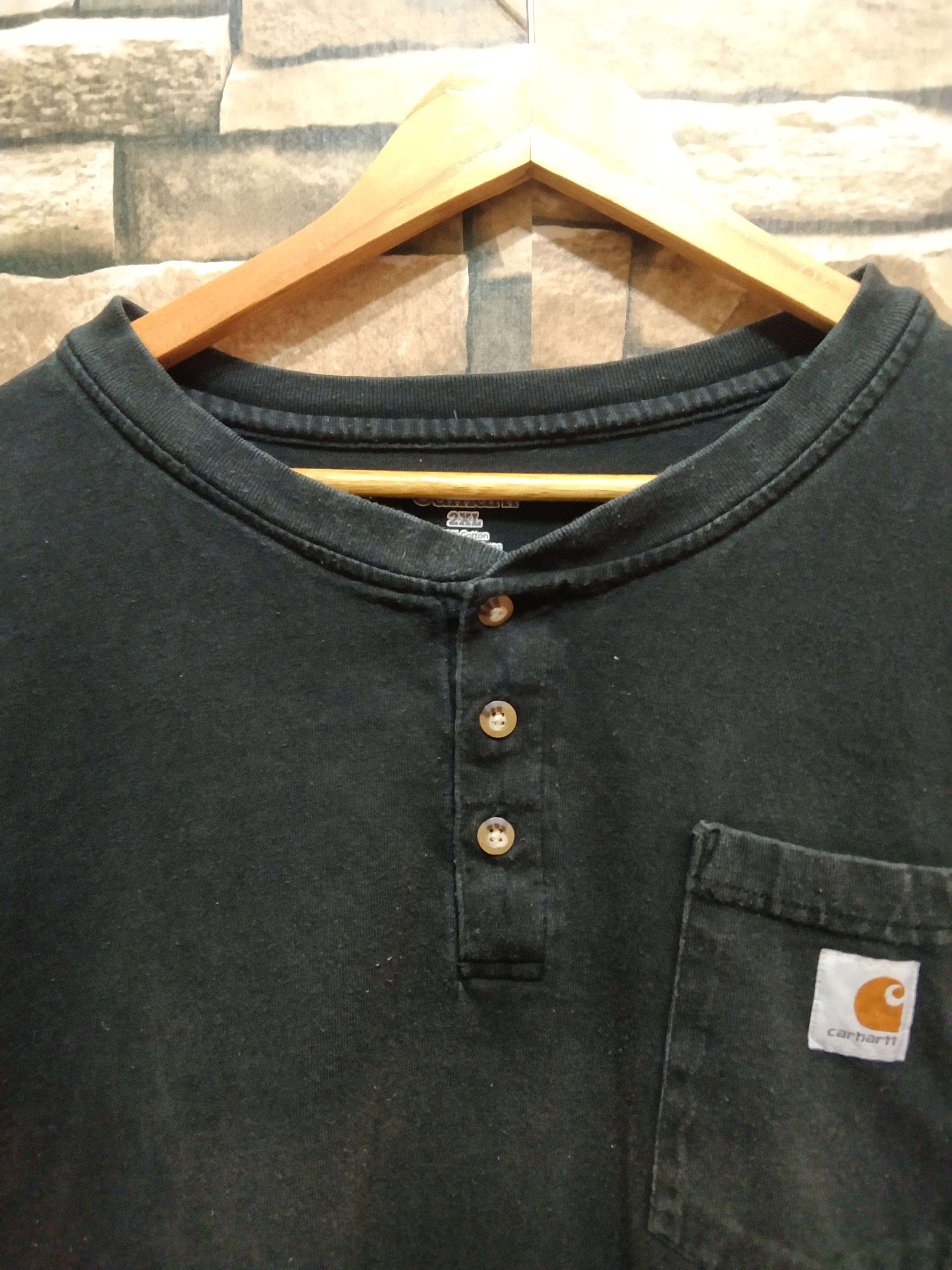 Carhartt × Vintage Vintage Carhartt Single Pocket Shirt Size US XXL / EU 58 / 5 - 4 Thumbnail