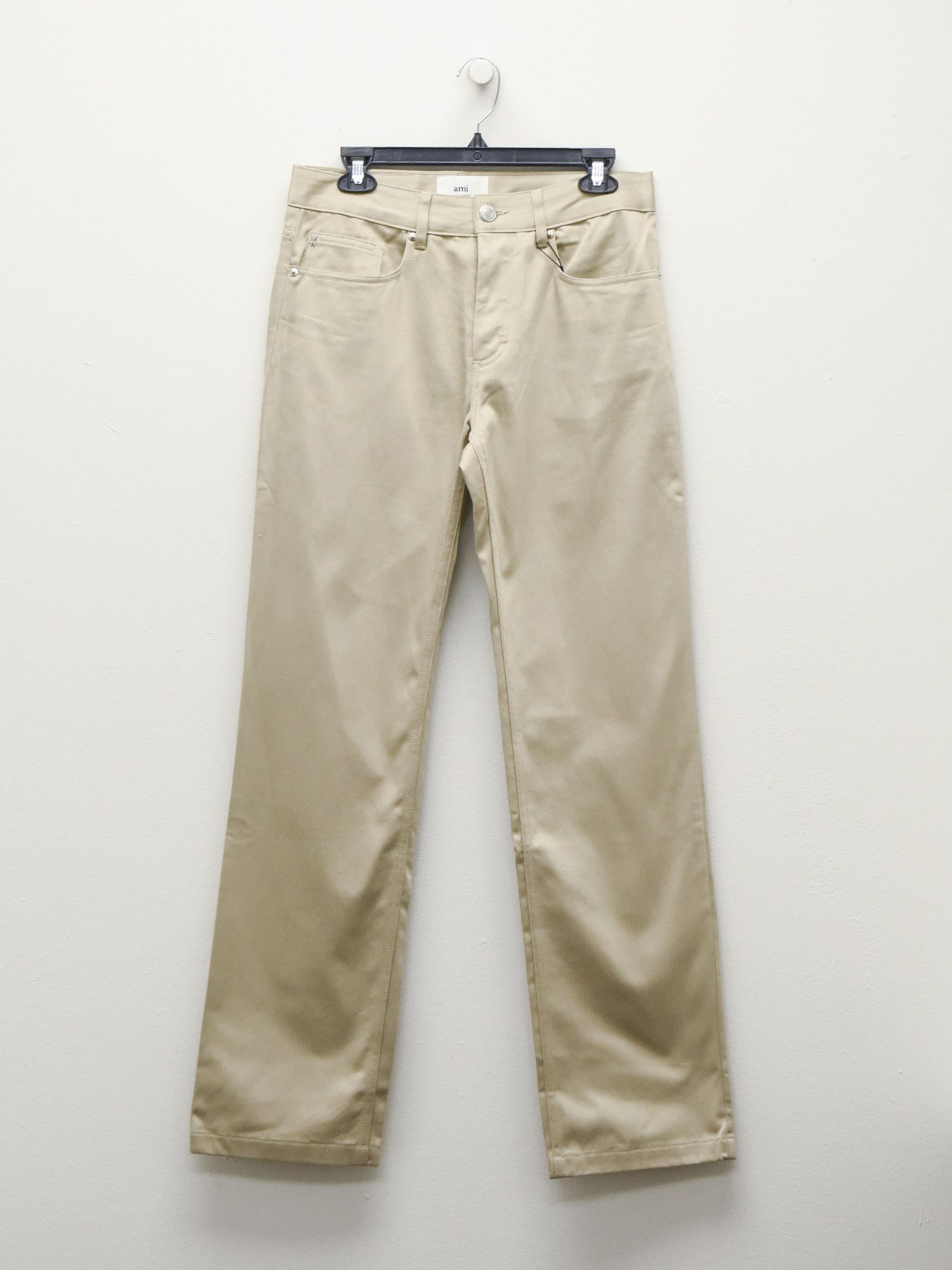 AMI AMI Mens Straight Fit Trousers Size US 30 / EU 46 - 1 Thumbnail