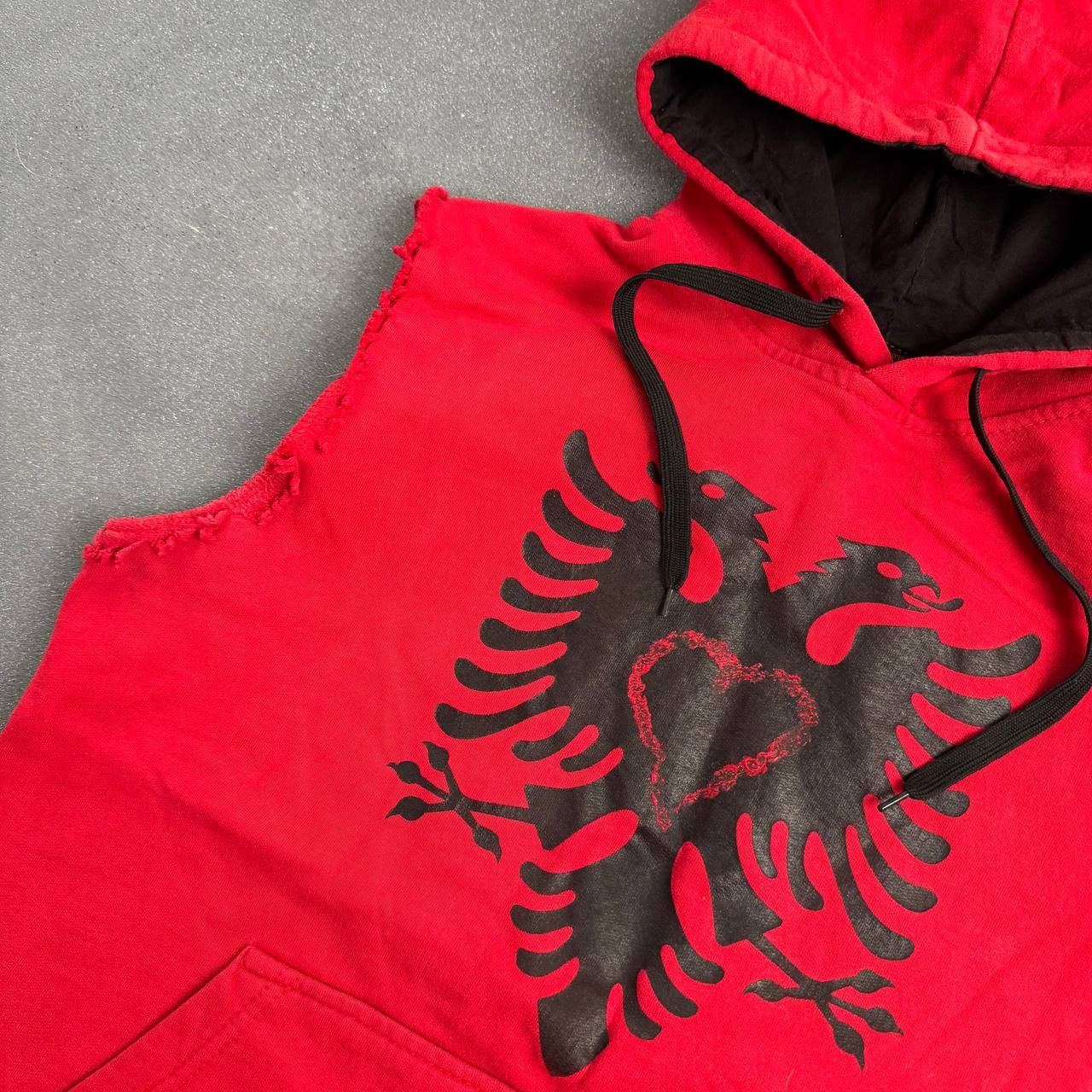 Japanese Brand Kanye West Vultures Style Distressed Hoodie Size US L / EU 52-54 / 3 - 3 Thumbnail
