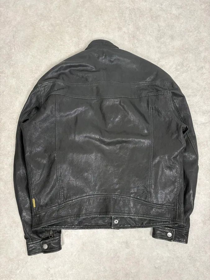 Armani 2000s Armani Spy Black Leather Jacket Size US L / EU 52-54 / 3 - 6 Thumbnail