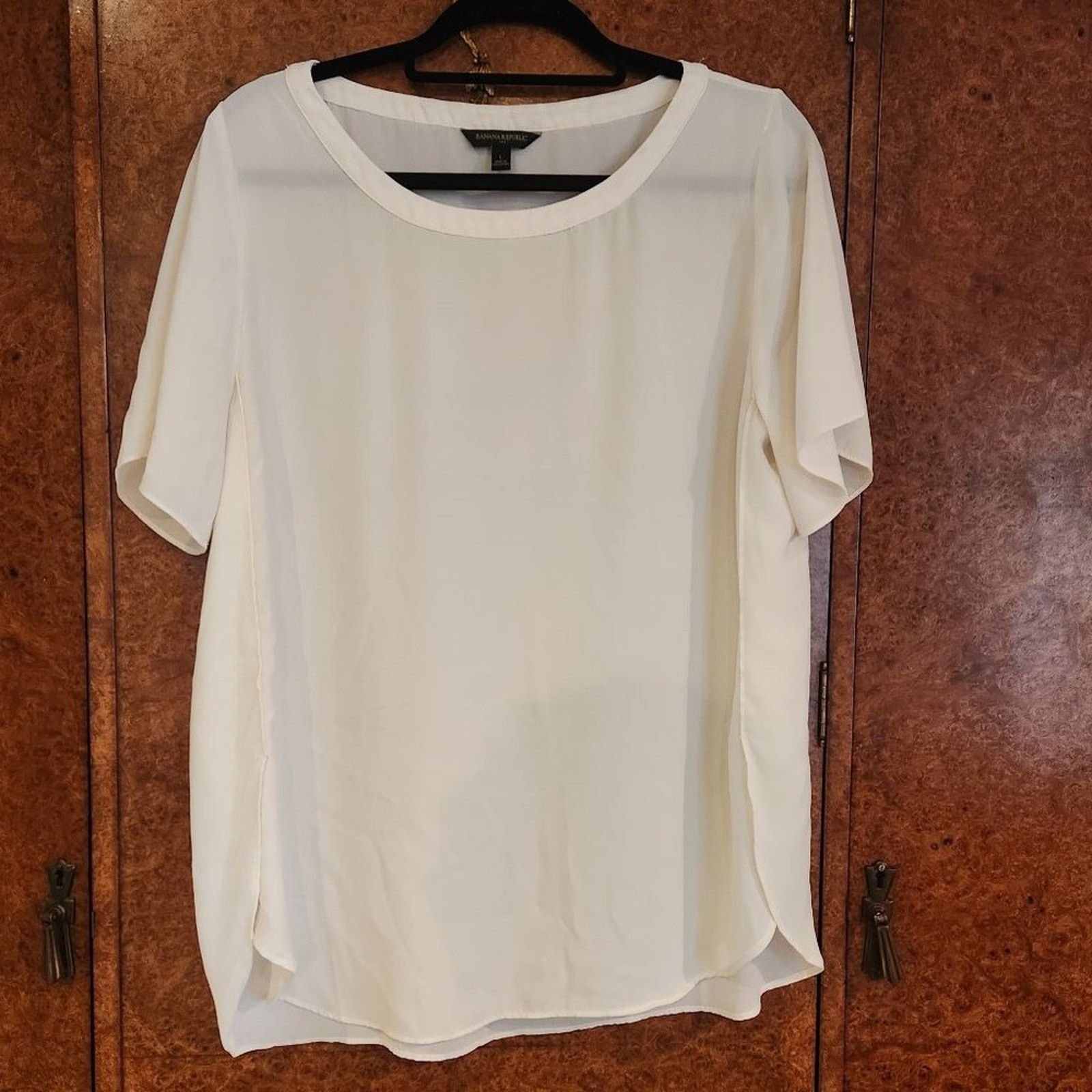 Banana Republic Scoop Neck Tunic with Side Flap Detail from Banana Republic Size L / US 10 / IT 46 - 1 Thumbnail