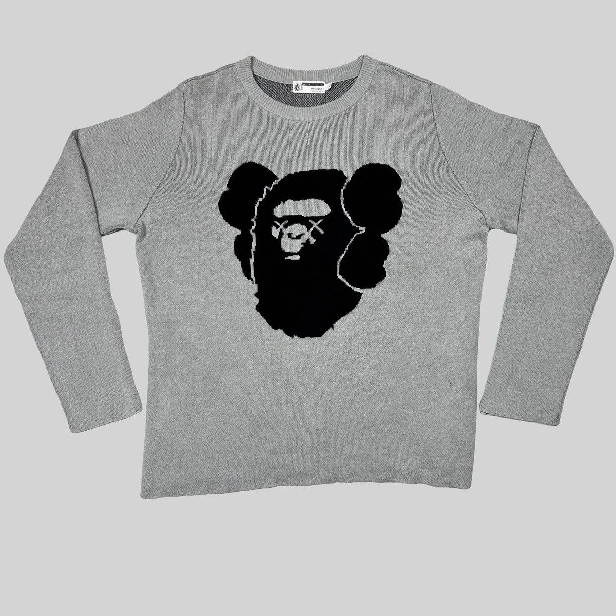 Bape Bape Kaws Knit Sweater | Grailed