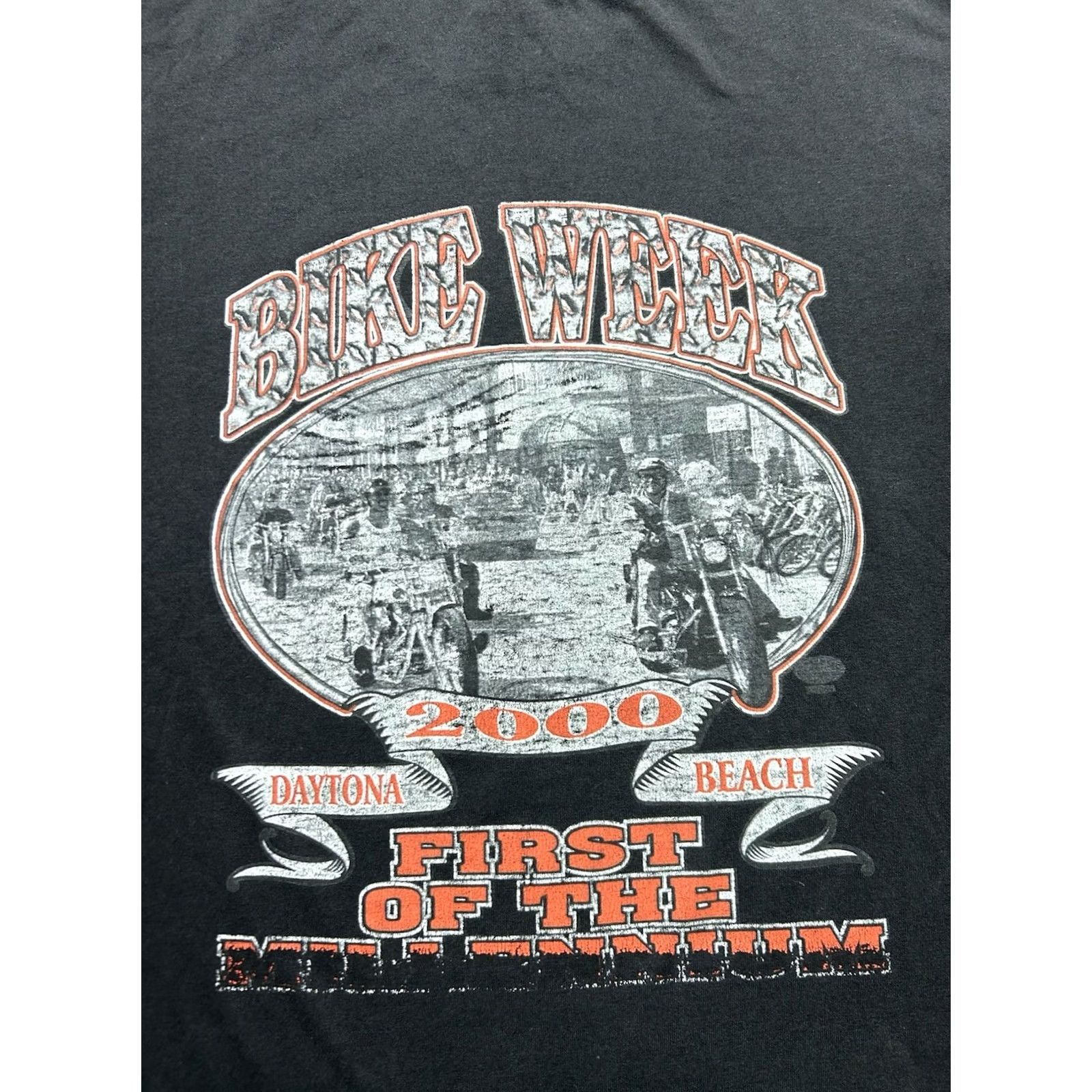 Hanes VINTAGE Harley Davidson Biker T-Shirt Daytona Bike Week 2000 Black Large Mens Hanes T-Shirt Size US L / EU 52-54 / 3 - 2 Thumbnail