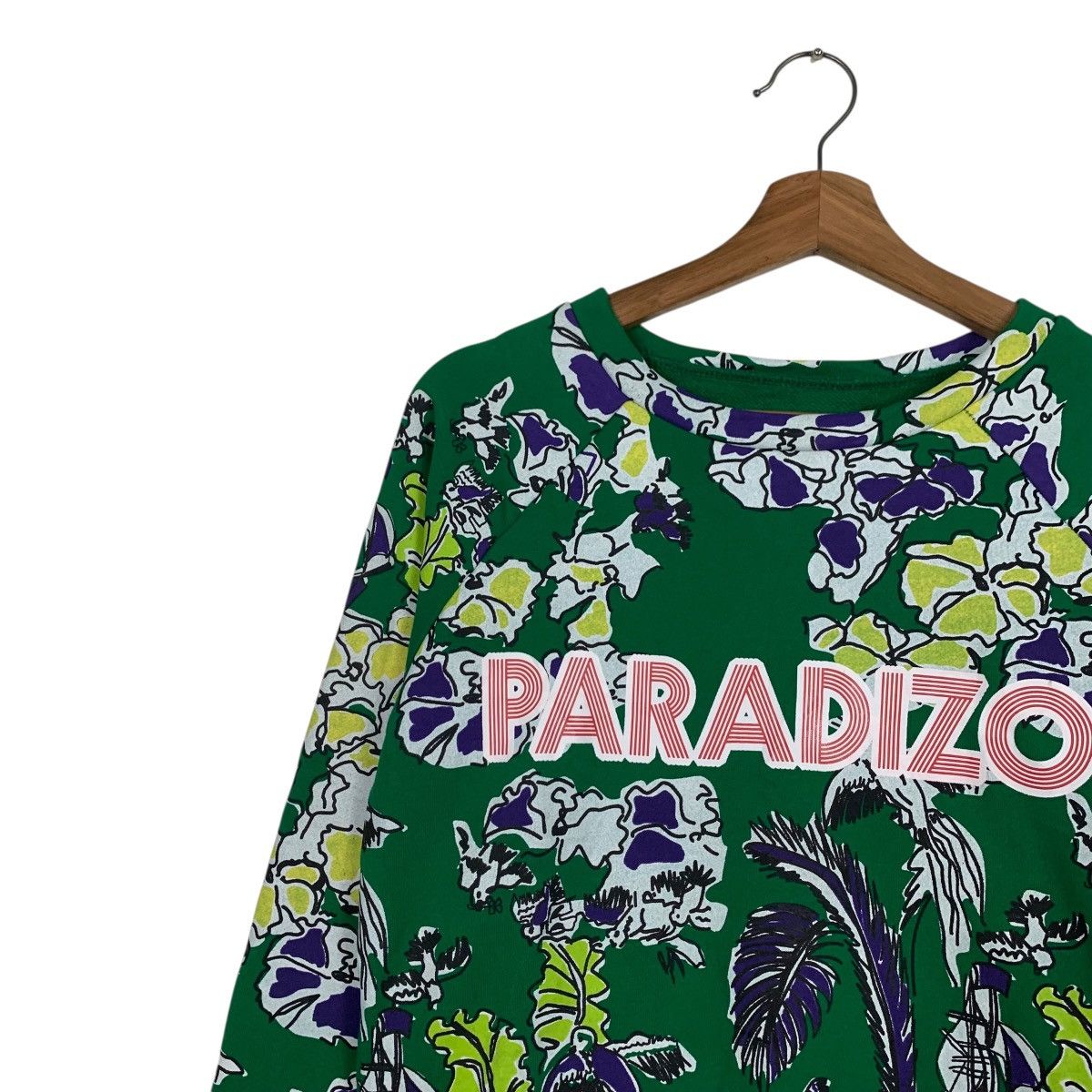 Japanese Brand SLY PARADIZO Art Fullprint Crewneck Sweatshirt #3622-C166 Size S / US 4 / IT 40 - 3 Thumbnail