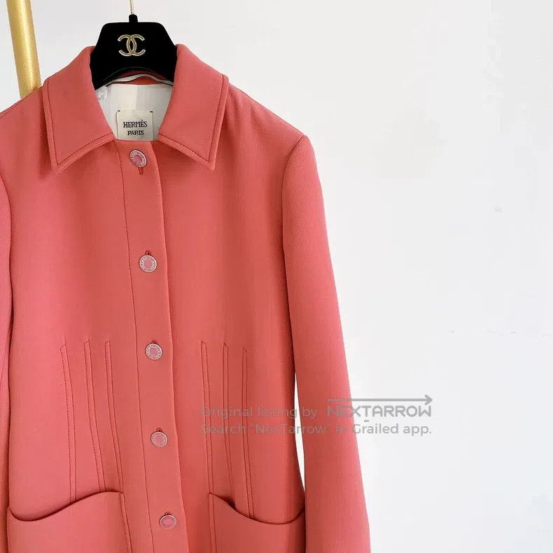Hermes Hermes Pink Coat Size XS / US 0-2 / IT 36-38 - 3 Thumbnail