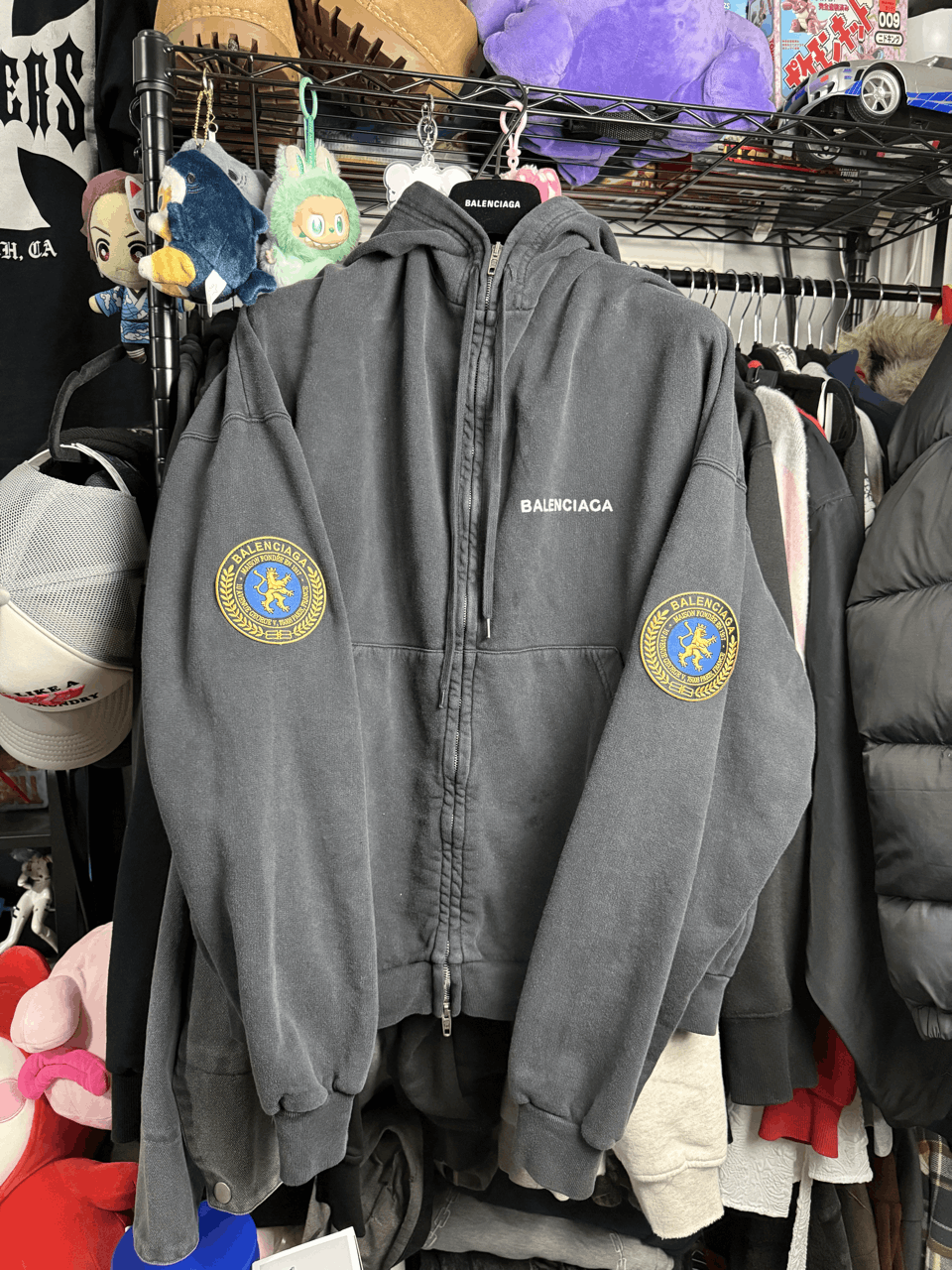 Balenciaga uniform patch hoodie