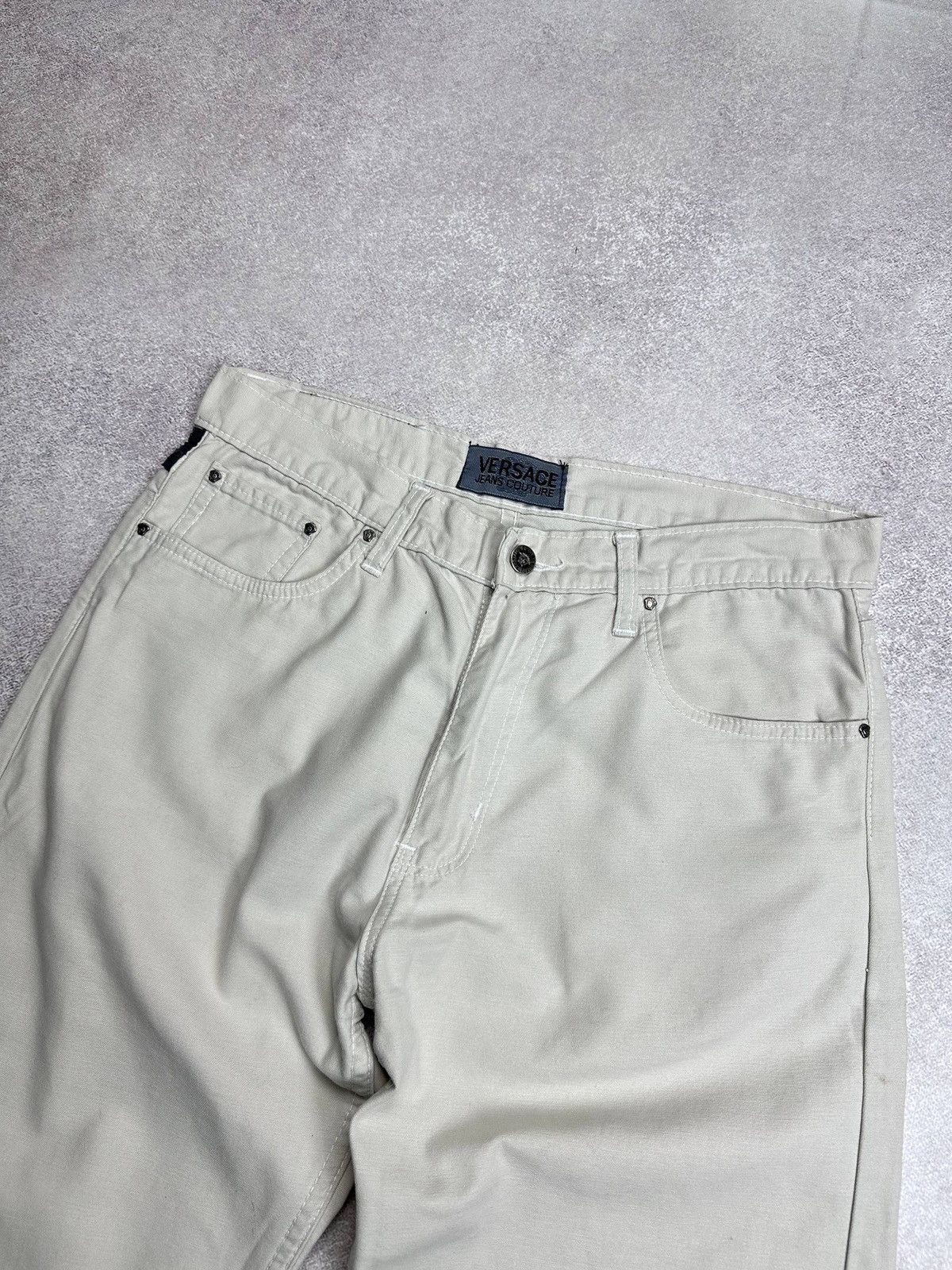 Versace Vintage Versace Medusa Chino Baggy Pants Y2K 32 Size US 32 / EU 48 - 6 Thumbnail