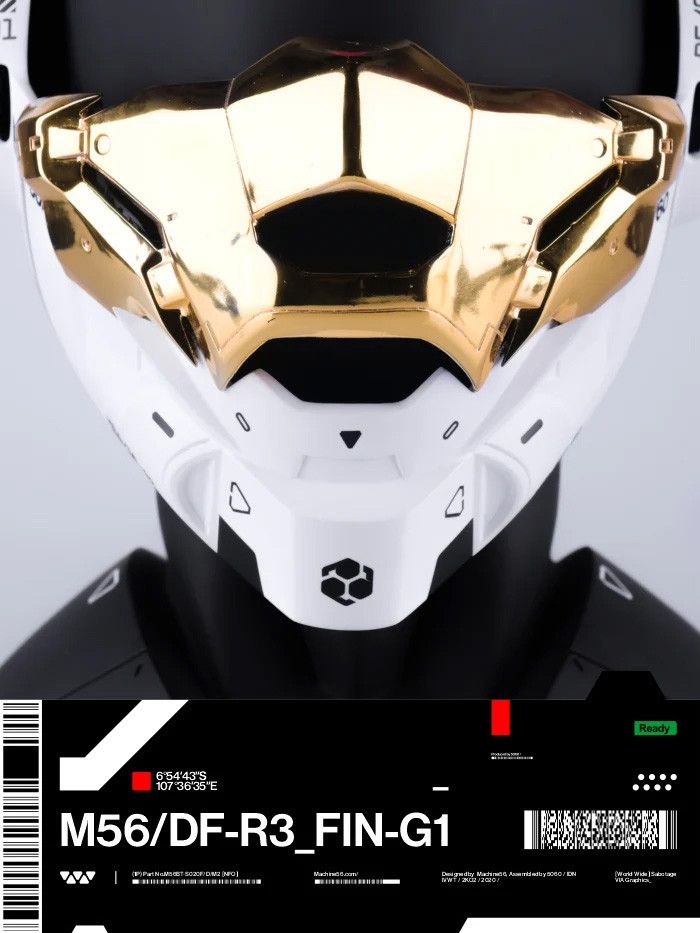 Other M56 Machine56™ DEMON PLATE 'GOLD' MASK ©2021 Limited Edition Size ONE SIZE - 3 Thumbnail