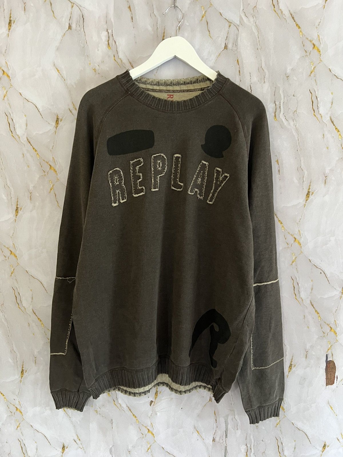 Replay REPLAY SWEATSHIRT Size US XL / EU 56 / 4 - 1 Thumbnail