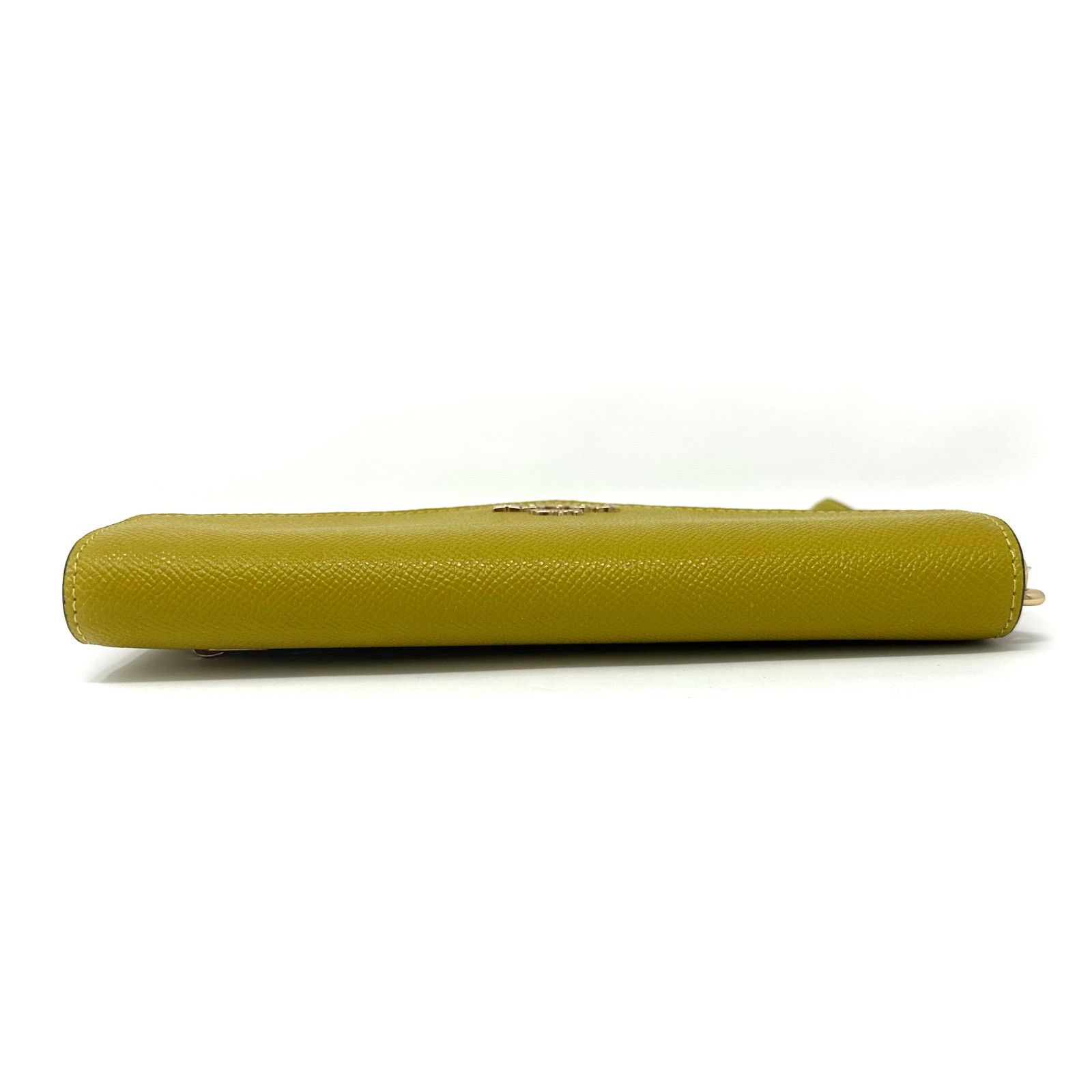Coach Coach Travel Envelope Wallet Wristlet in Chartreuse C0707 Size ONE SIZE - 9 Thumbnail