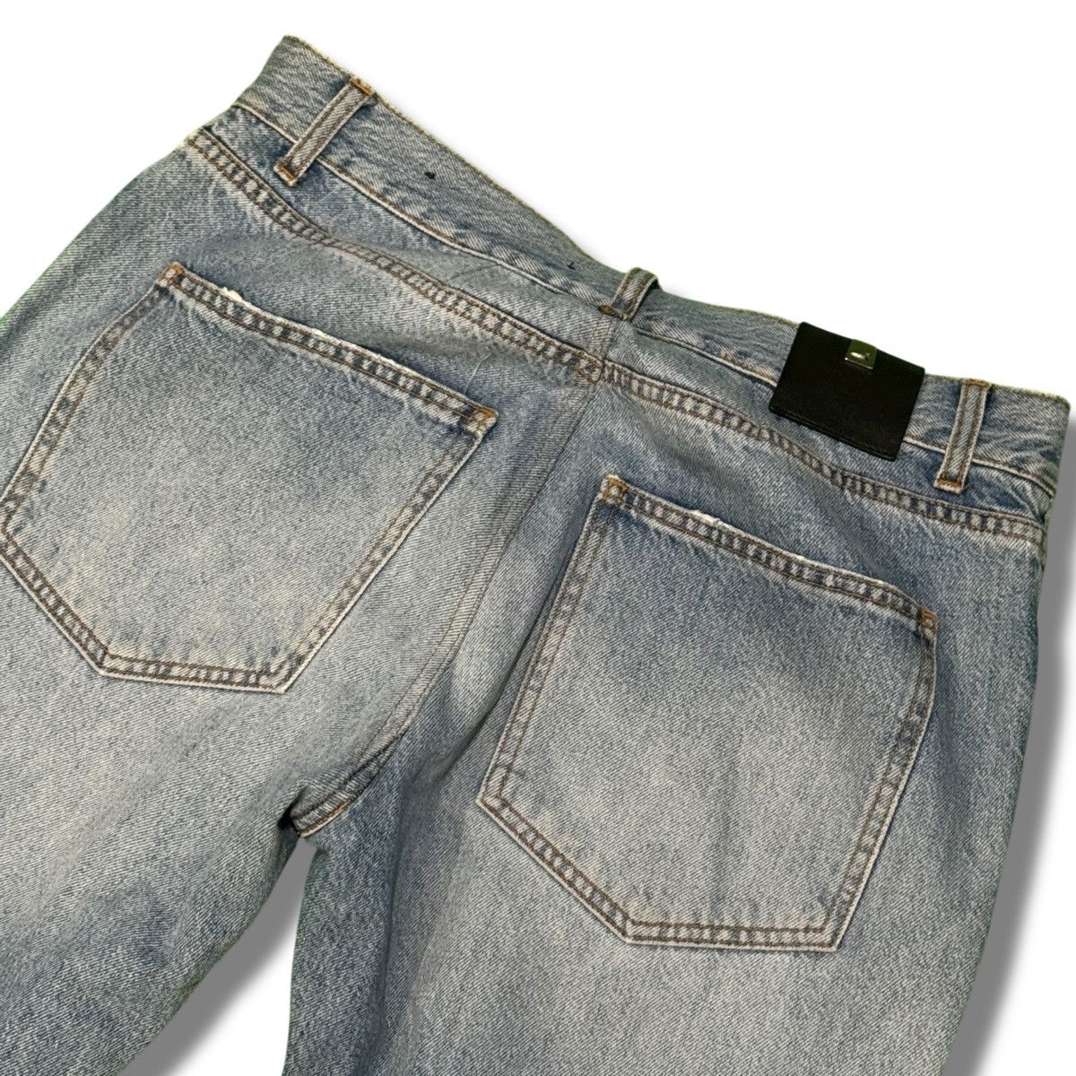 Alyx Alyx Thorn Slash Distressed Denim Size US 32 / EU 48 - 4 Thumbnail