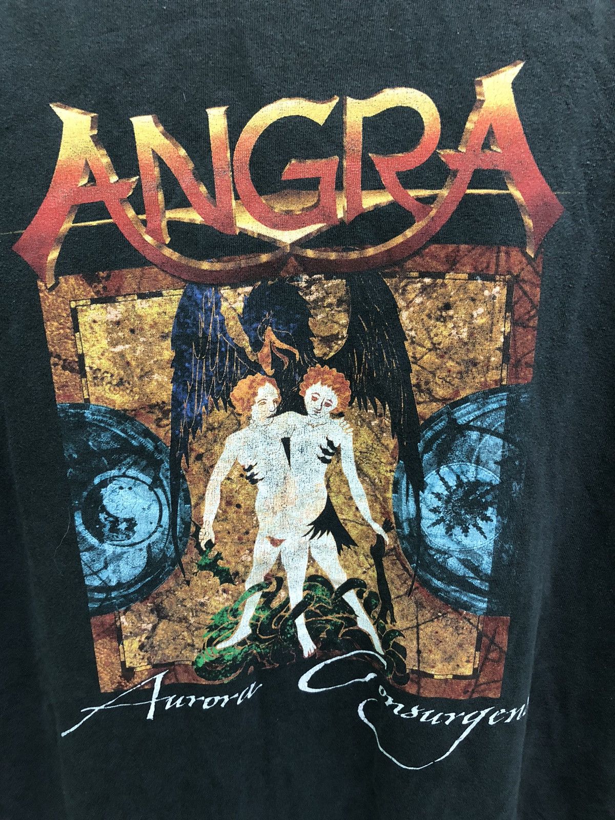 Band Tees Vtg 07’s Angra Brazilian Power Metal 15th Celebration Tee Size US M / EU 48-50 / 2 - 3 Thumbnail