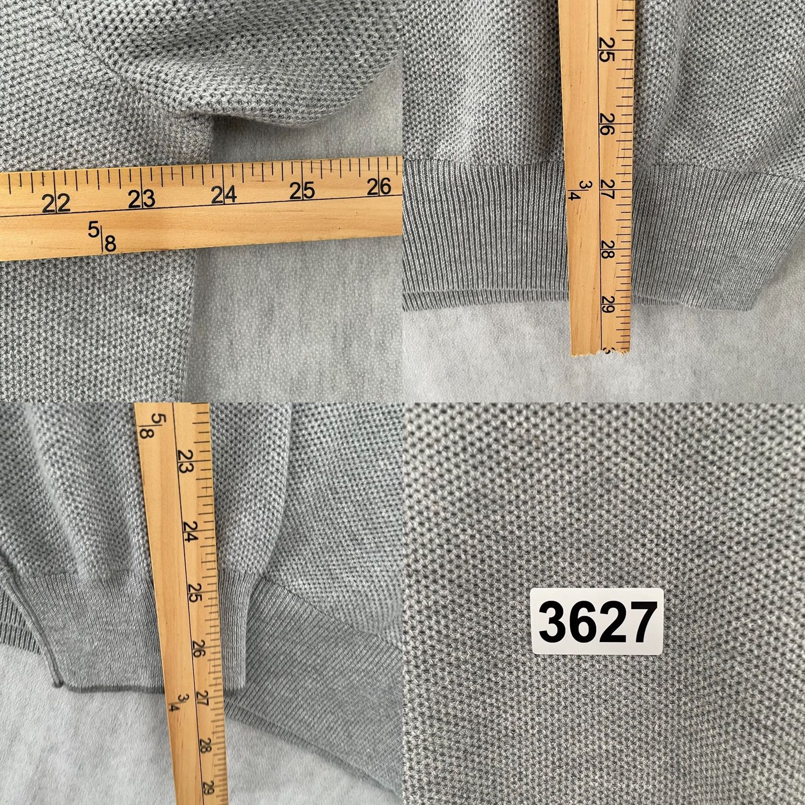 Polo Ralph Lauren Polo Ralph Lauren Sweater Adult 2XL Gray 1/4 Zip Pullover Fine Luxurious Yarn Size US XXL / EU 58 / 5 - 8 Thumbnail