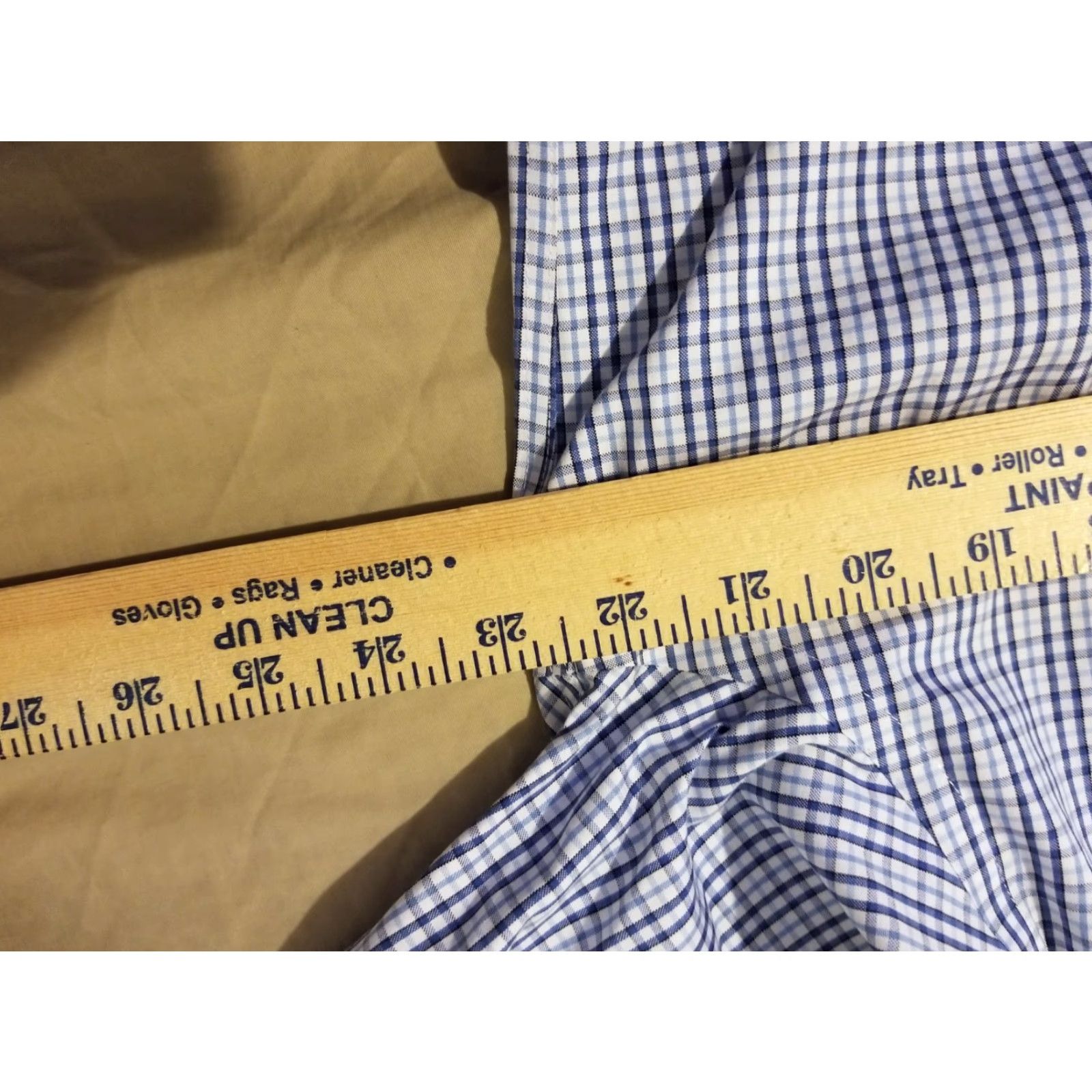 Charles Tyrwhitt Charles Tyrwhitt Dress Shirt 17 35 Blue Button Cotton Slimming Non-Iron Long Sleeve Mens Dress Shirt Col﻿lar Spread Barrel Cuff Size 46R - 5 Thumbnail