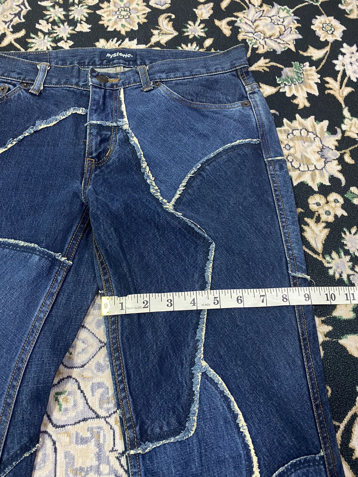 Hysteric Glamour Vintage Hysteric Glamour Patch Asymetrical Flare jeans Size US 32 / EU 48 - 9 Thumbnail