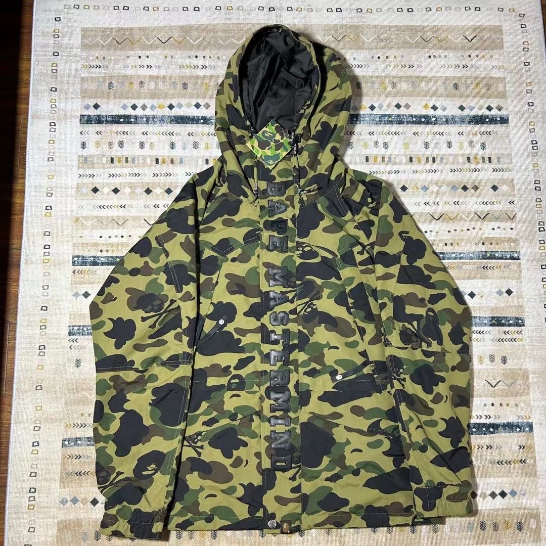 image of Bape Mmj Jacket in Green, Men's (Size Large)