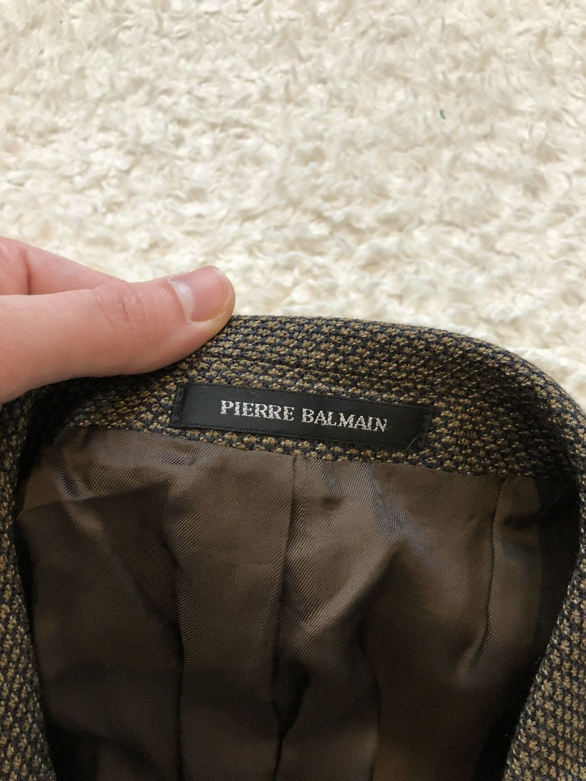 Balmain × Pierre Balmain Wool Blazer Pierre Balmain + spare buttons Size US L / EU 52-54 / 3 - 2 Thumbnail