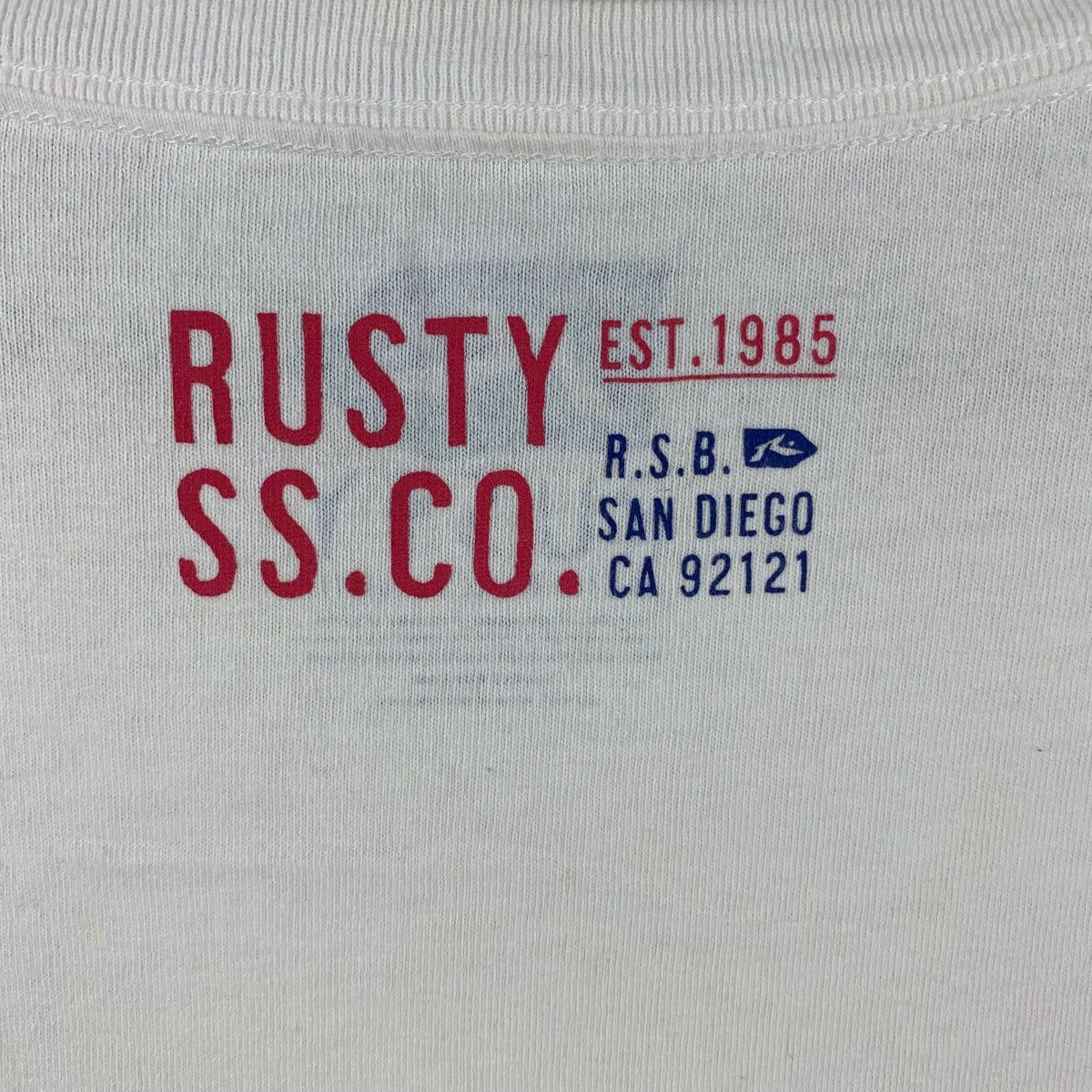 Rusty RUSTY SS SURF San Diego California Store Edition Tee Shirt Size US S / EU 44-46 / 1 - 6 Thumbnail