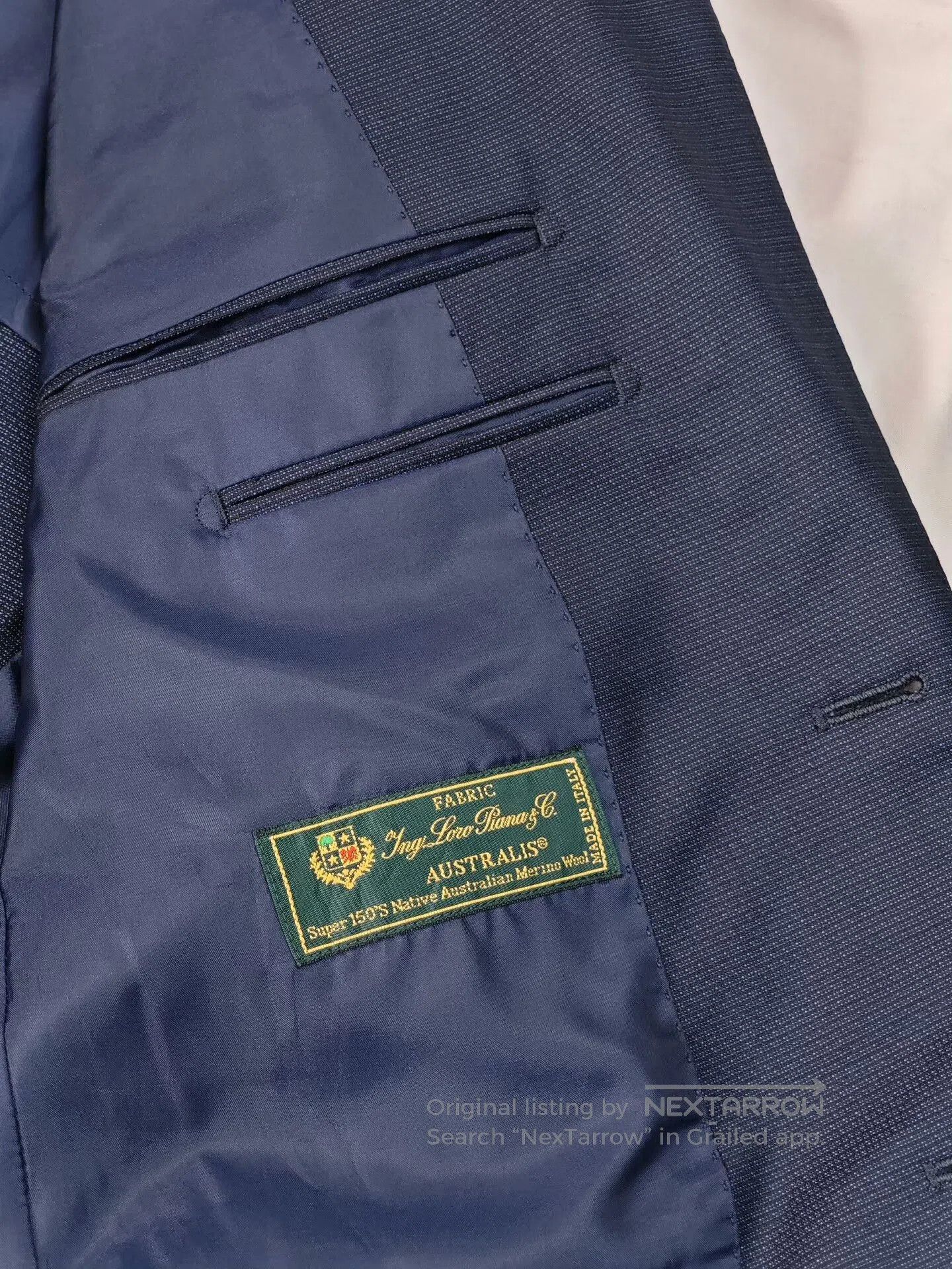 Loro Piana Italian Loro Piana Custom Suit. Size US L / EU 52-54 / 3 - 6 Thumbnail