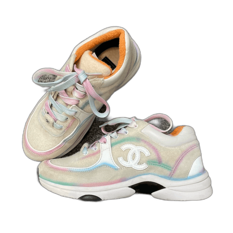 Chanel CHANEL Colorful Sneakers Size 35.5 Size US 5 / IT 35 - 1 Thumbnail