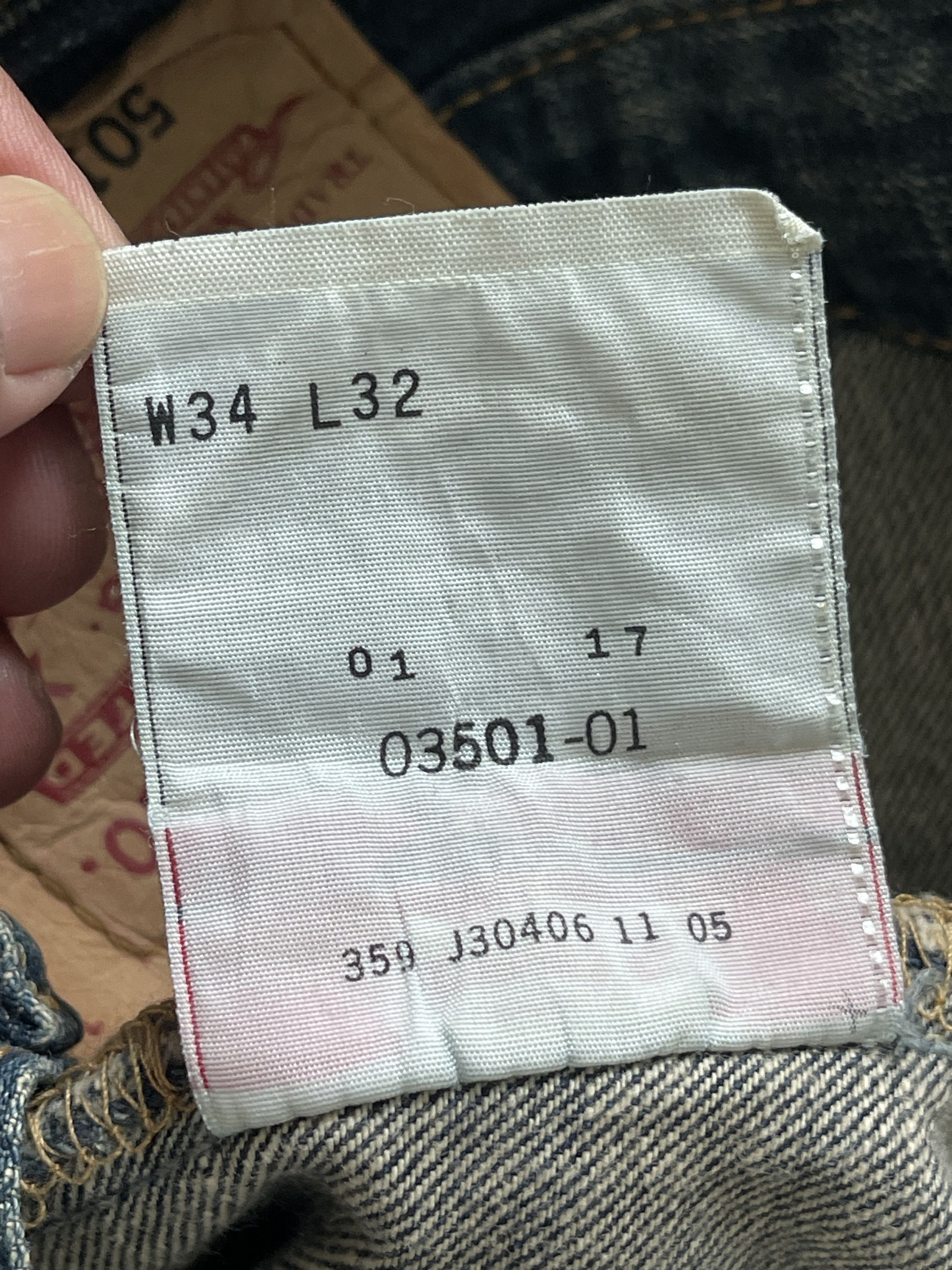 Levi's Vintage Levis 501 Jeans Size US 34 / EU 50 - 5 Thumbnail