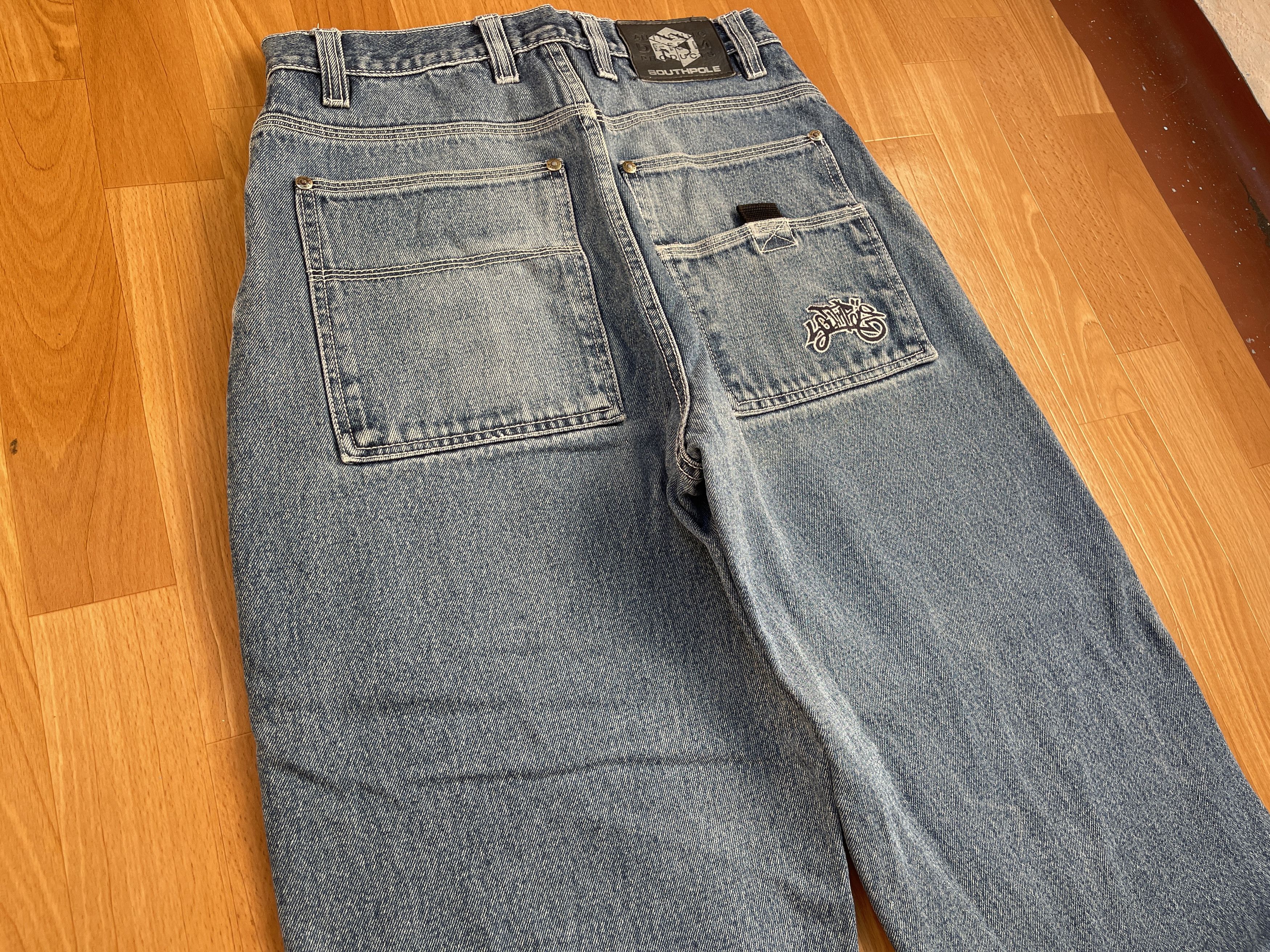 Southpole Southpole jeans, baggy vintage South Pole 90s hip hop Y2K 30 Size US 30 / EU 46 - 4 Thumbnail