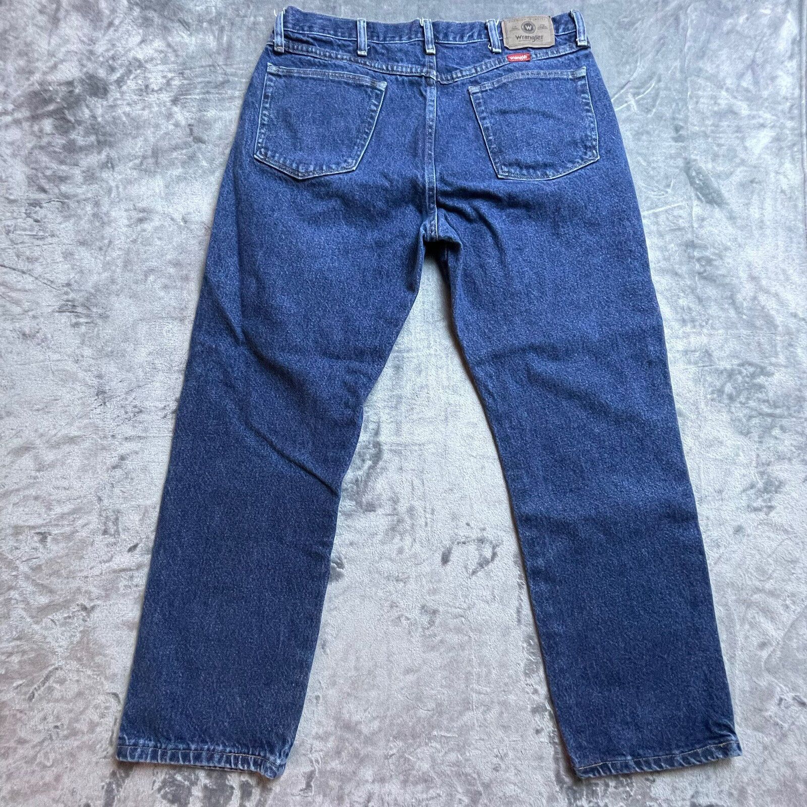 Wrangler Wrangler Jeans 35 W Distressed Straight Work Pants Cowboy Size US 35 - 3 Thumbnail