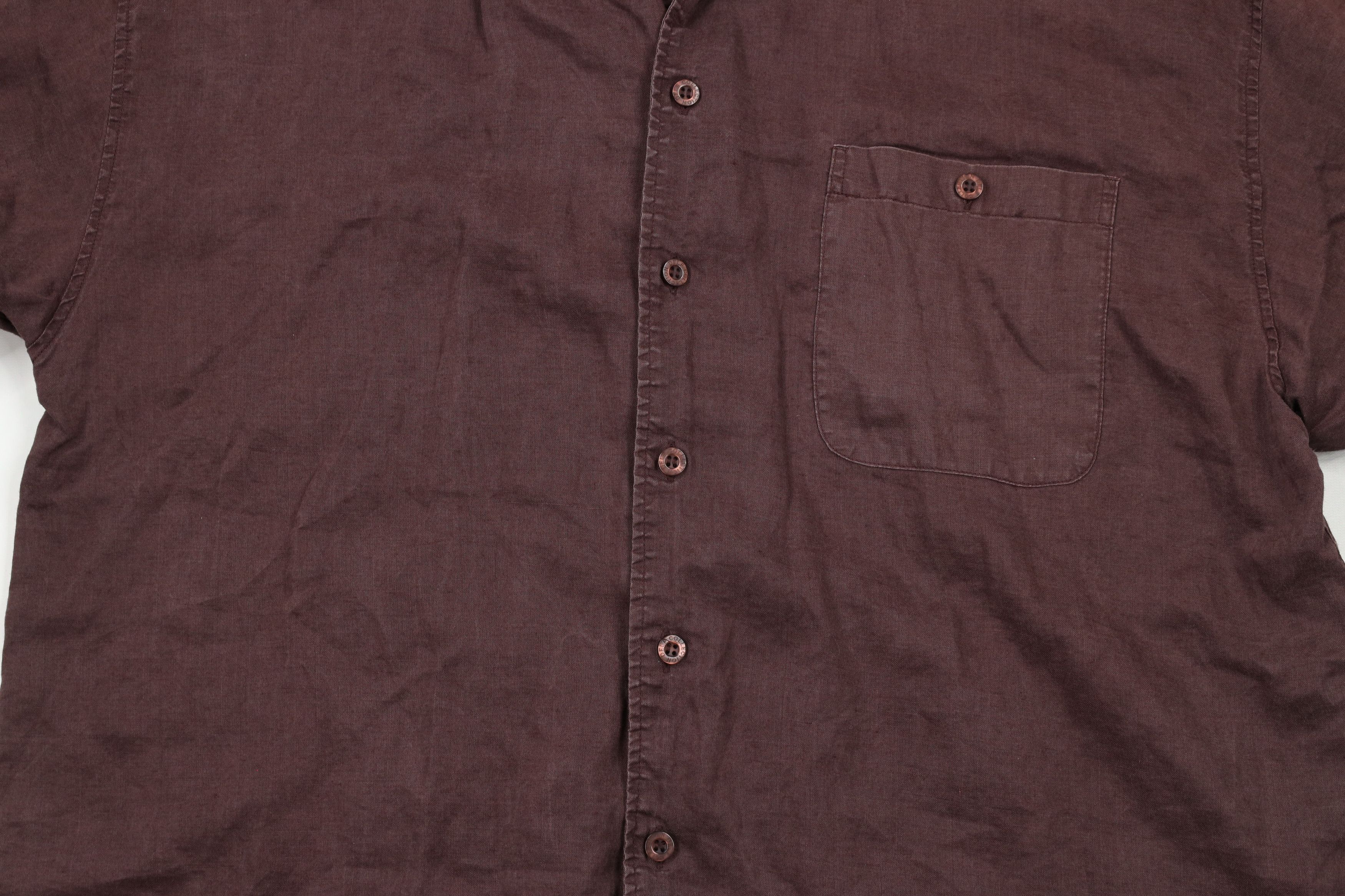 Vintage Vintage 90s Streetwear 2 Piece Linen Button Shirt Pants 3XL Size US XXL / EU 58 / 5 - 7 Thumbnail