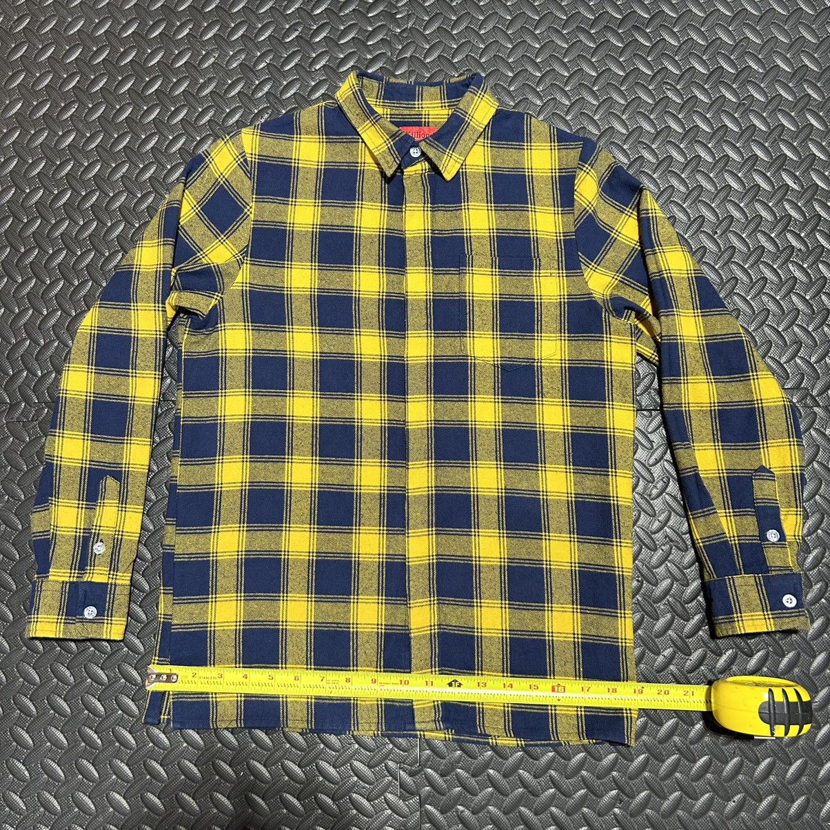 Killion Killion Flannel Shirt Plaid Button Down Men’s Small Yellow Size US S / EU 44-46 / 1 - 8 Thumbnail
