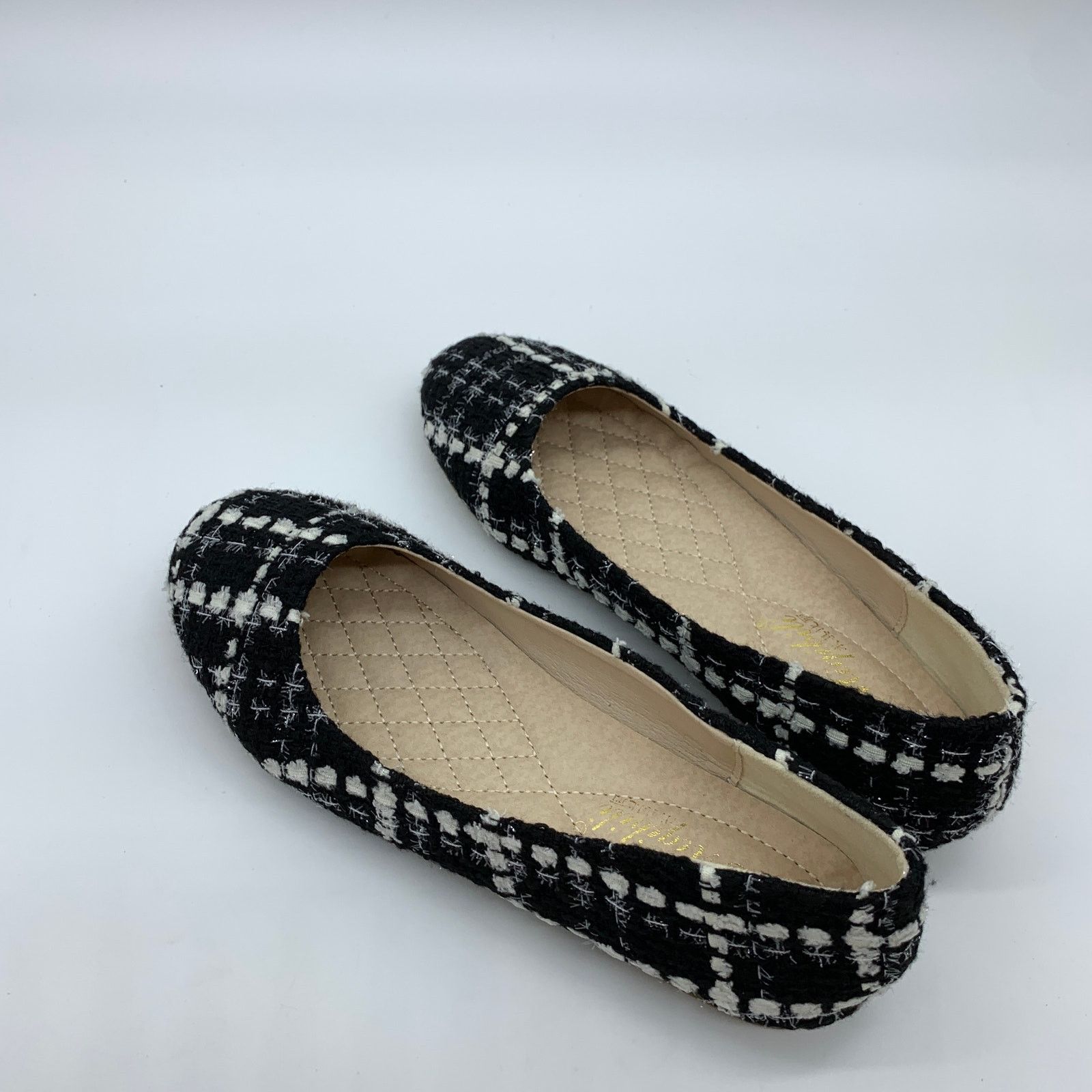 Other Black Tweed Flat Size 6.5 US Slip On Closed Toe Size US 6.5 / IT 36.5 - 5 Thumbnail