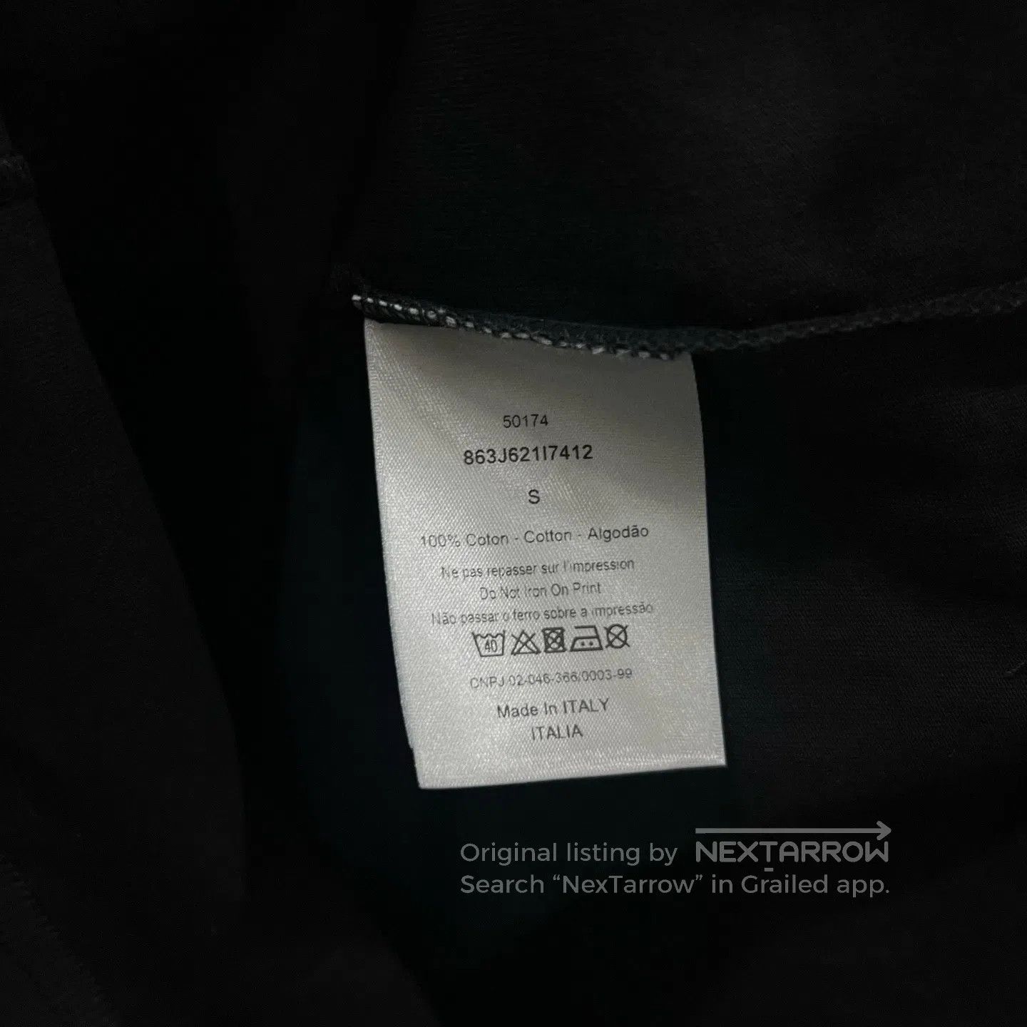 Dior Dior Letter Logo Short Sleeve| Size US S / EU 44-46 / 1 - 4 Thumbnail