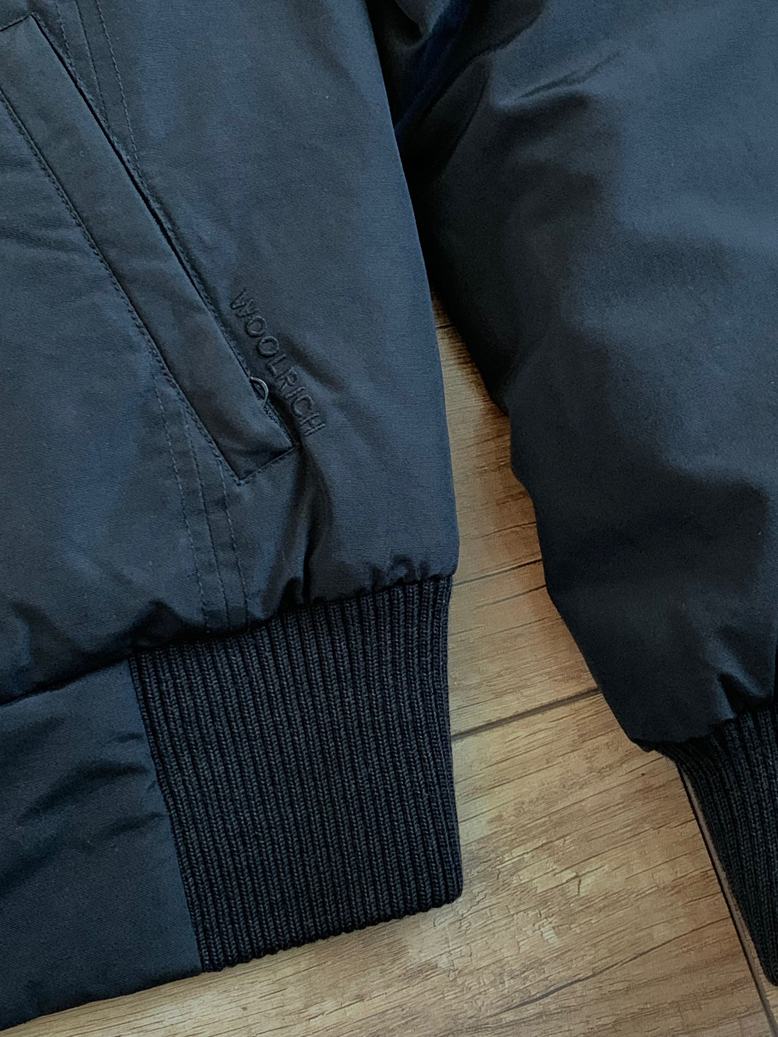 Woolrich Woolen Mills Woolrich Black Down Hooded Bomber Jacket Size S / US 4 / IT 40 - 8 Thumbnail